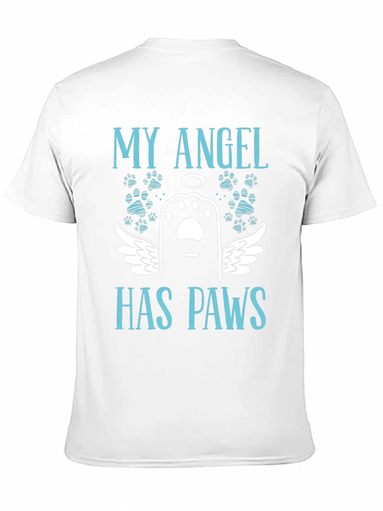 Grieving Dog Owner Dog Grief Pet Loss Remembrance Breathable Soft Cotton T-Shirt – Timeless Casual Look