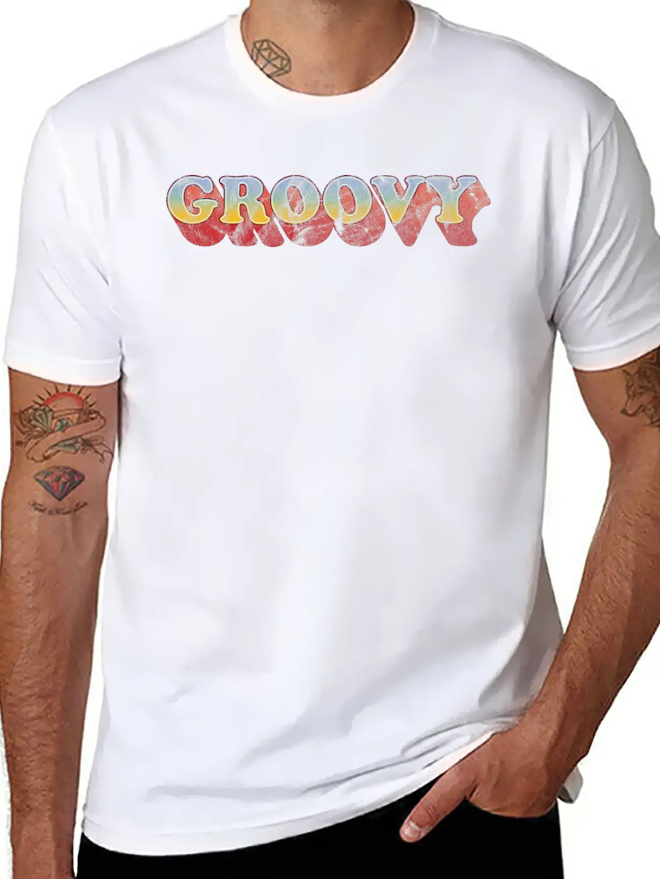 Groovy 70S Style T Essential Cotton Tee For Daily Outfits – Unisex Style