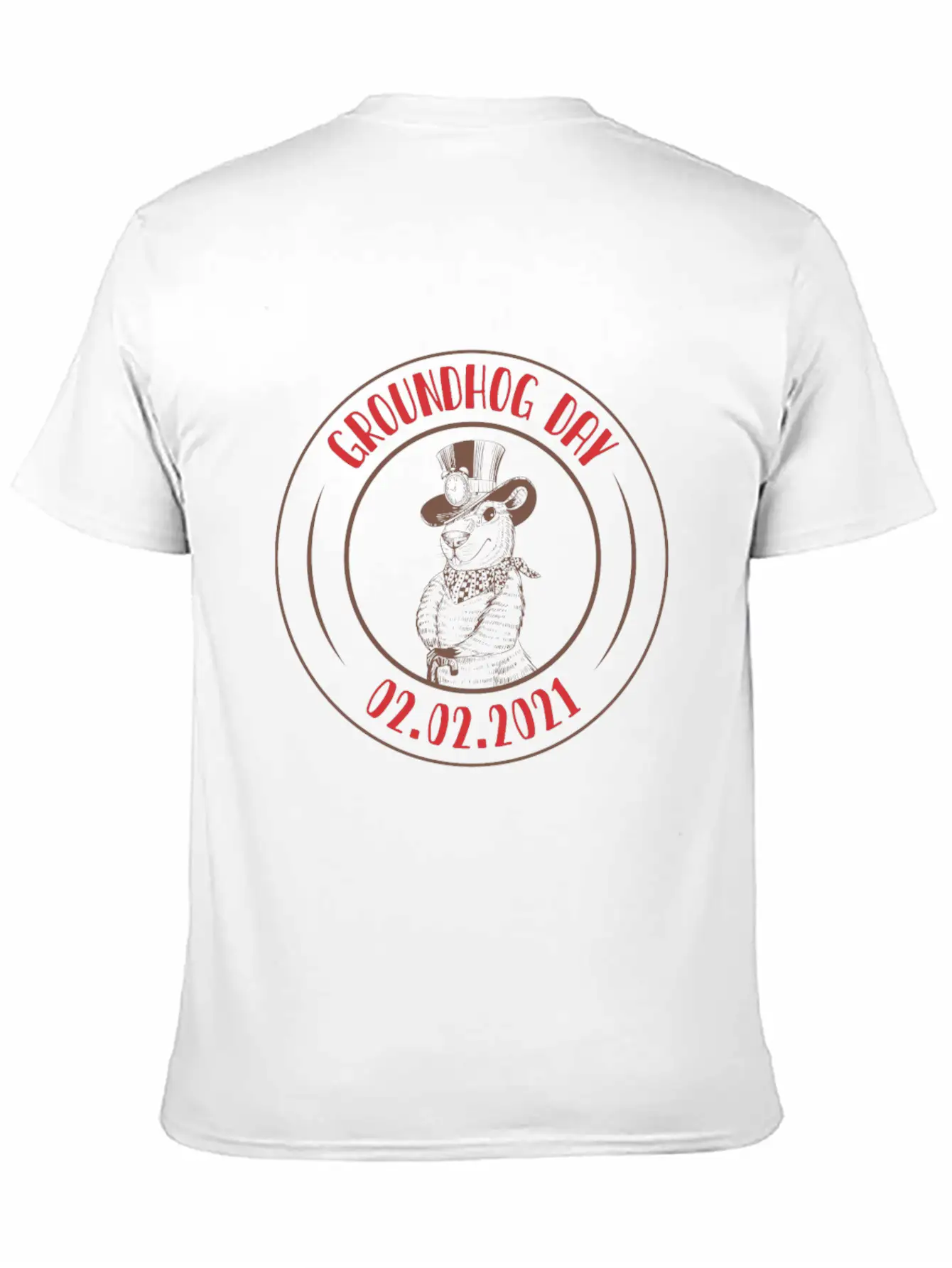 Groundhog Day, Shadow, 02/02 Classic Cotton Tee – Unisex Comfort For Any Season