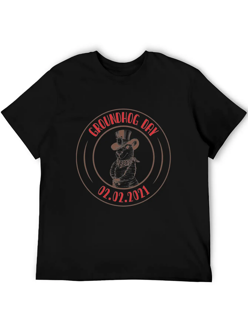Groundhog Day, Shadow, 02/02 Classic Cotton Tee – Unisex Comfort For Any Season