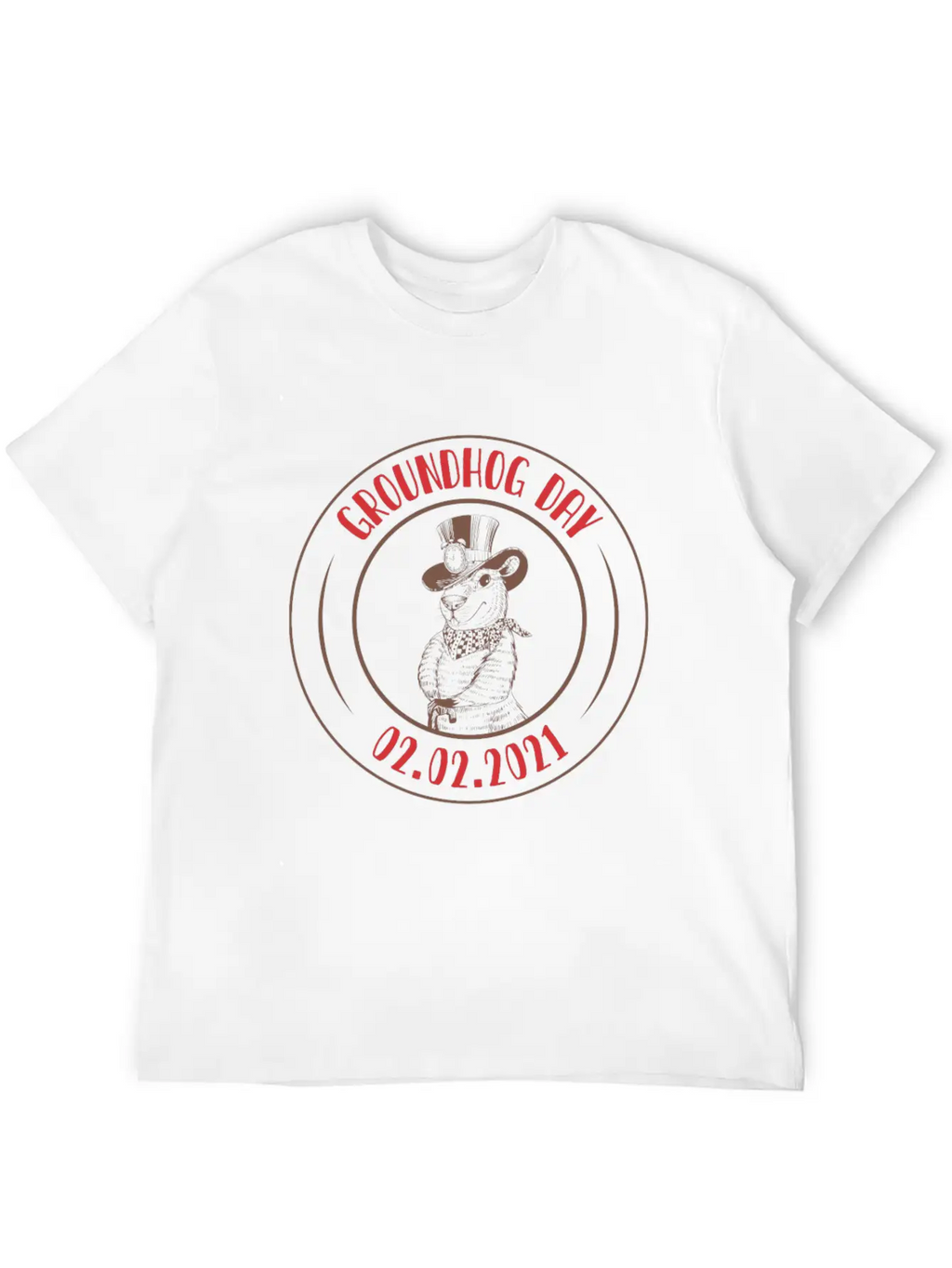 Groundhog Day, Shadow, 02/02 Classic Cotton Tee – Unisex Comfort For Any Season