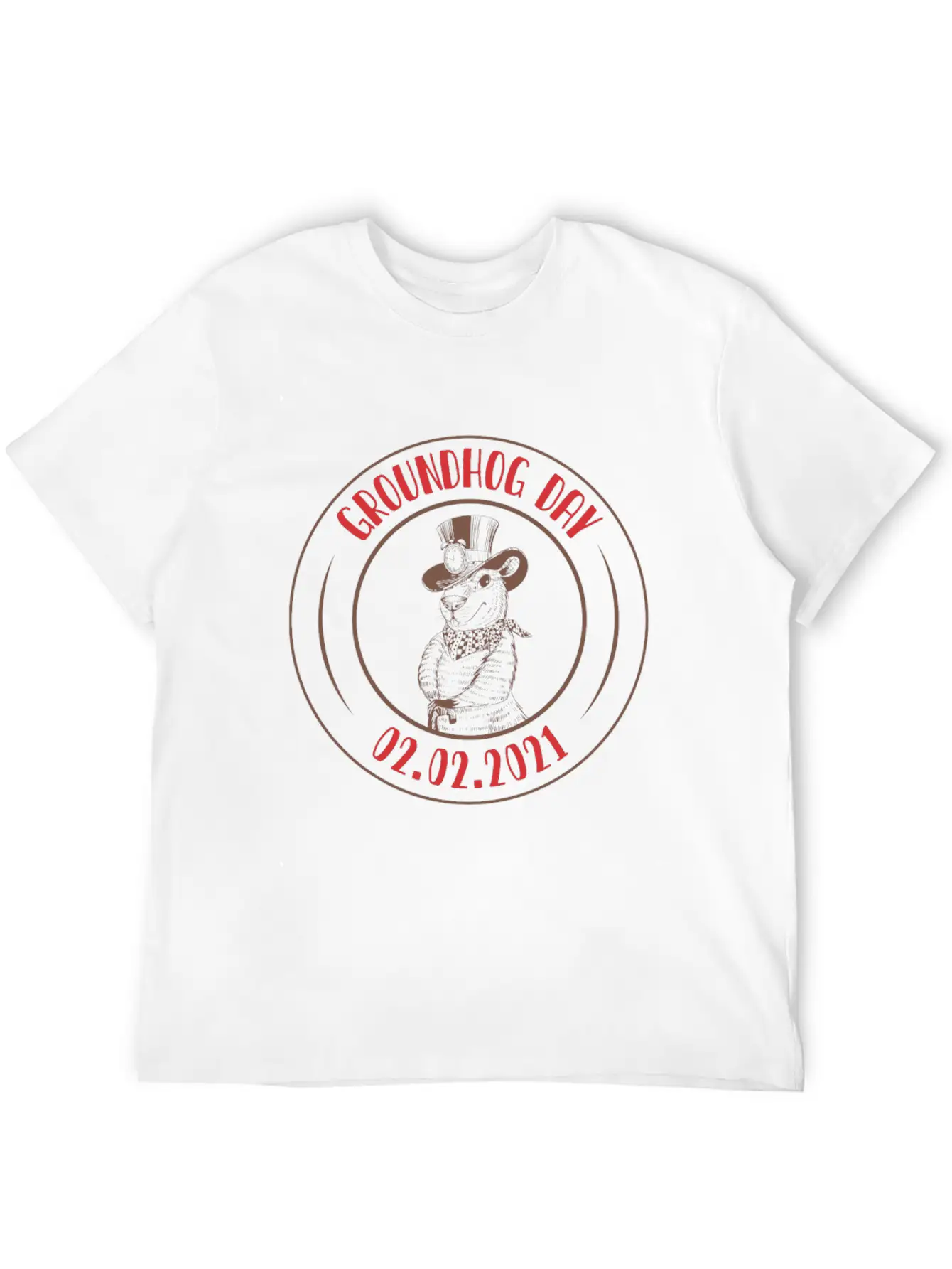 Groundhog Day, Shadow, 02/02 Classic Cotton Tee – Unisex Comfort For Any Season