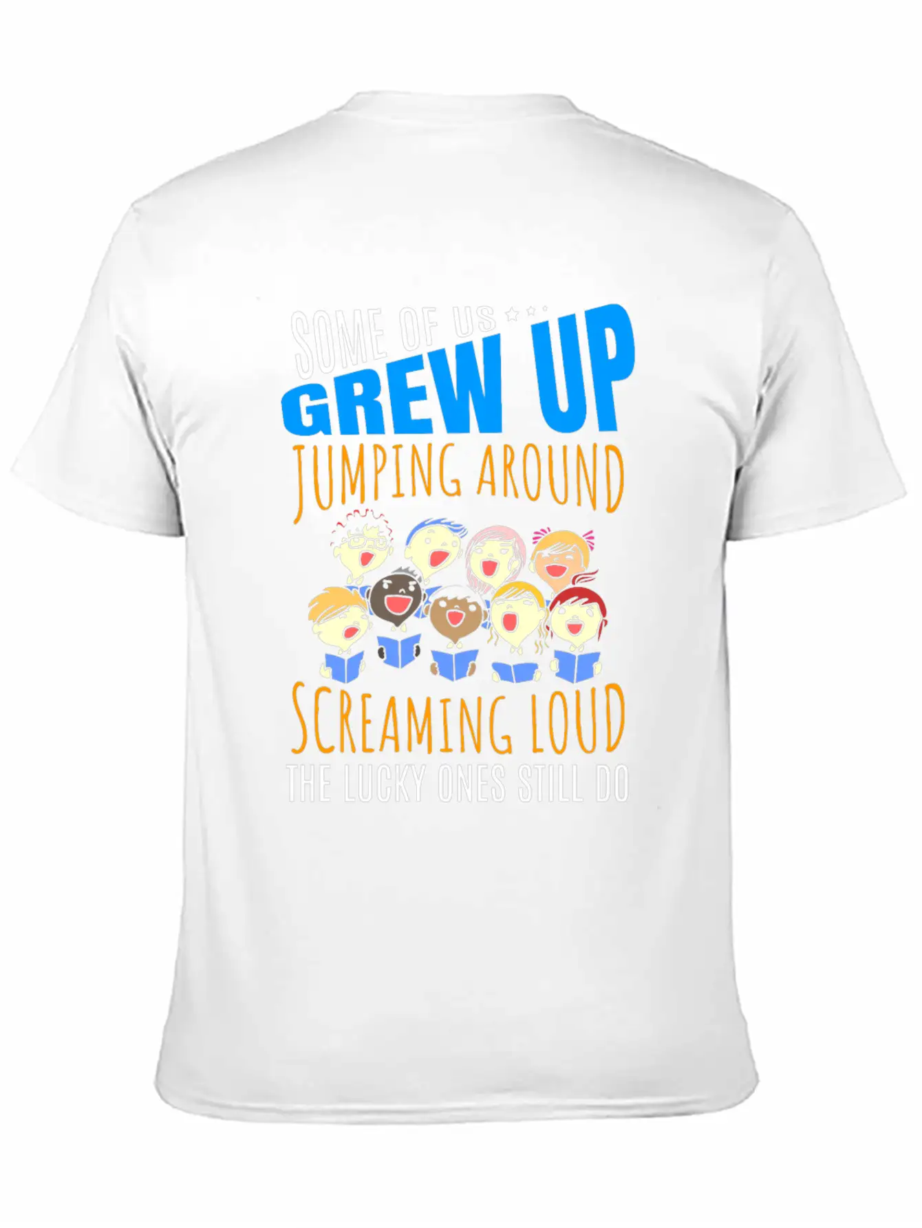 Growing Up Funny T-Shirt Present For Choir Singers Timeless Short Sleeve Tee – Comfy And Minimalist Design