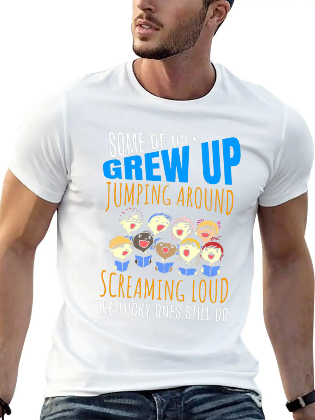 Growing Up Funny T-Shirt Present For Choir Singers Timeless Short Sleeve Tee – Comfy And Minimalist Design