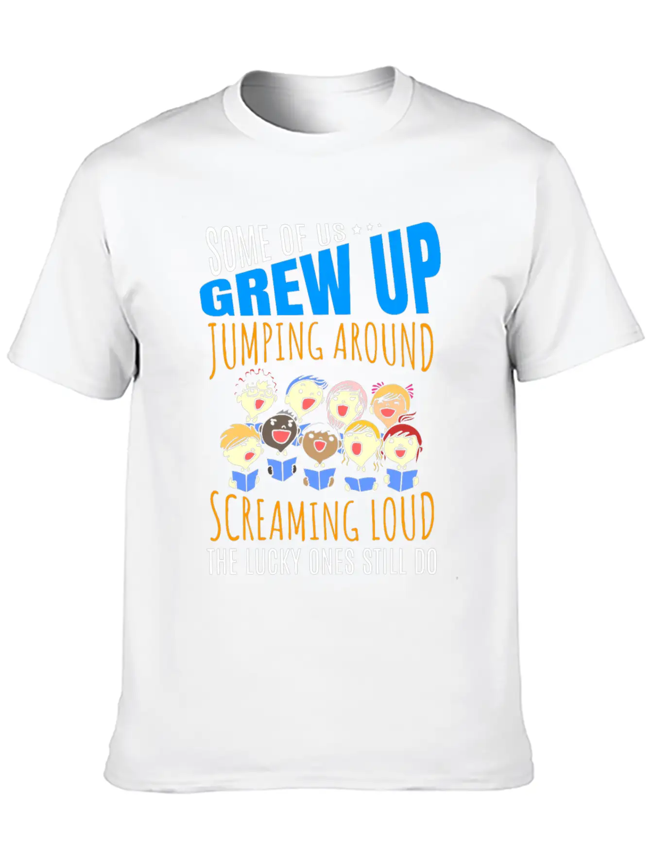 Growing Up Funny T-Shirt Present For Choir Singers Timeless Short Sleeve Tee – Comfy And Minimalist Design