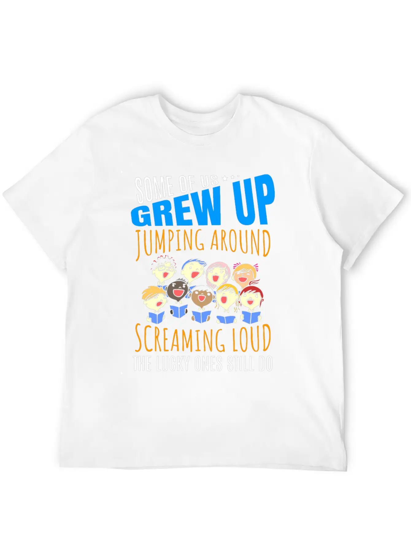 Growing Up Funny T-Shirt Present For Choir Singers Timeless Short Sleeve Tee – Comfy And Minimalist Design