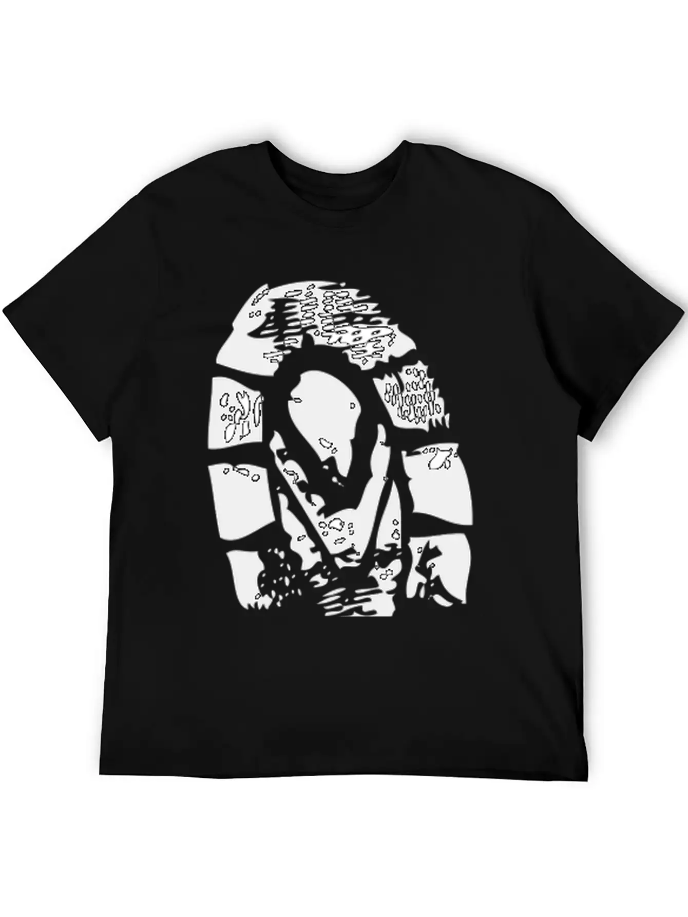 Grunge Clip Art Breathable Soft Cotton T-Shirt – Timeless Casual Look
