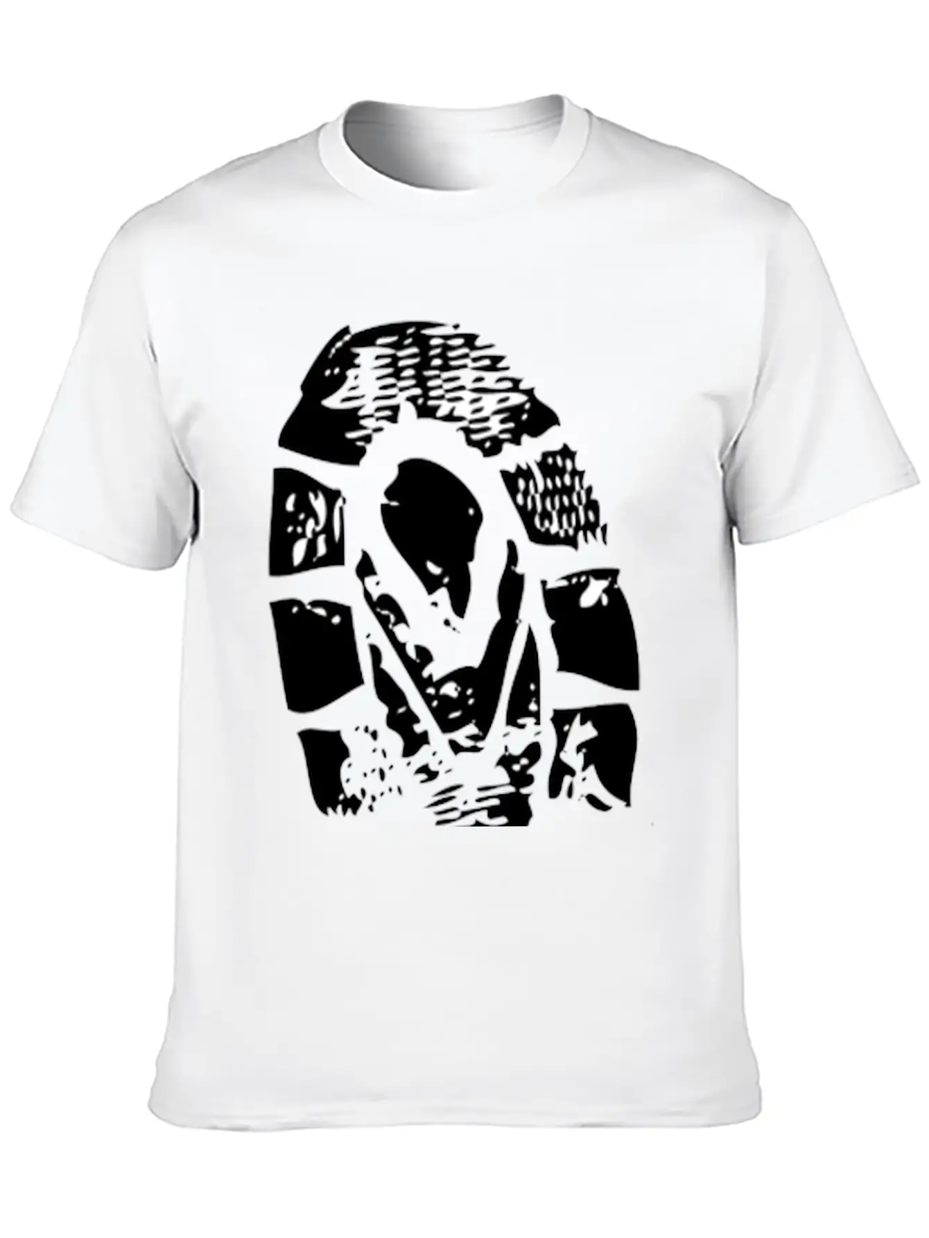 Grunge Clip Art Breathable Soft Cotton T-Shirt – Timeless Casual Look