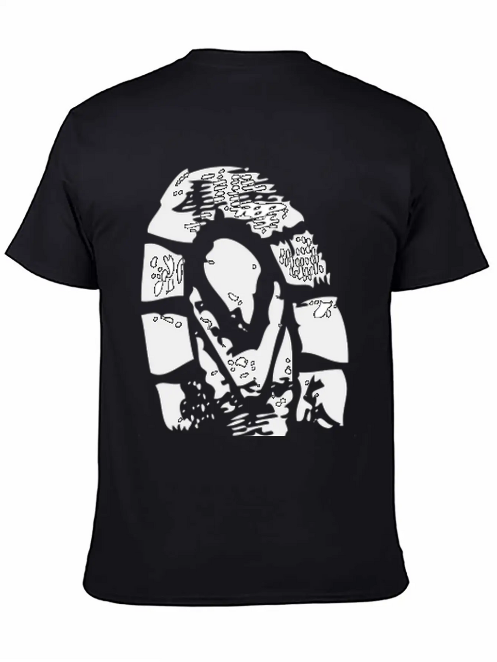 Grunge Clip Art Breathable Soft Cotton T-Shirt – Timeless Casual Look