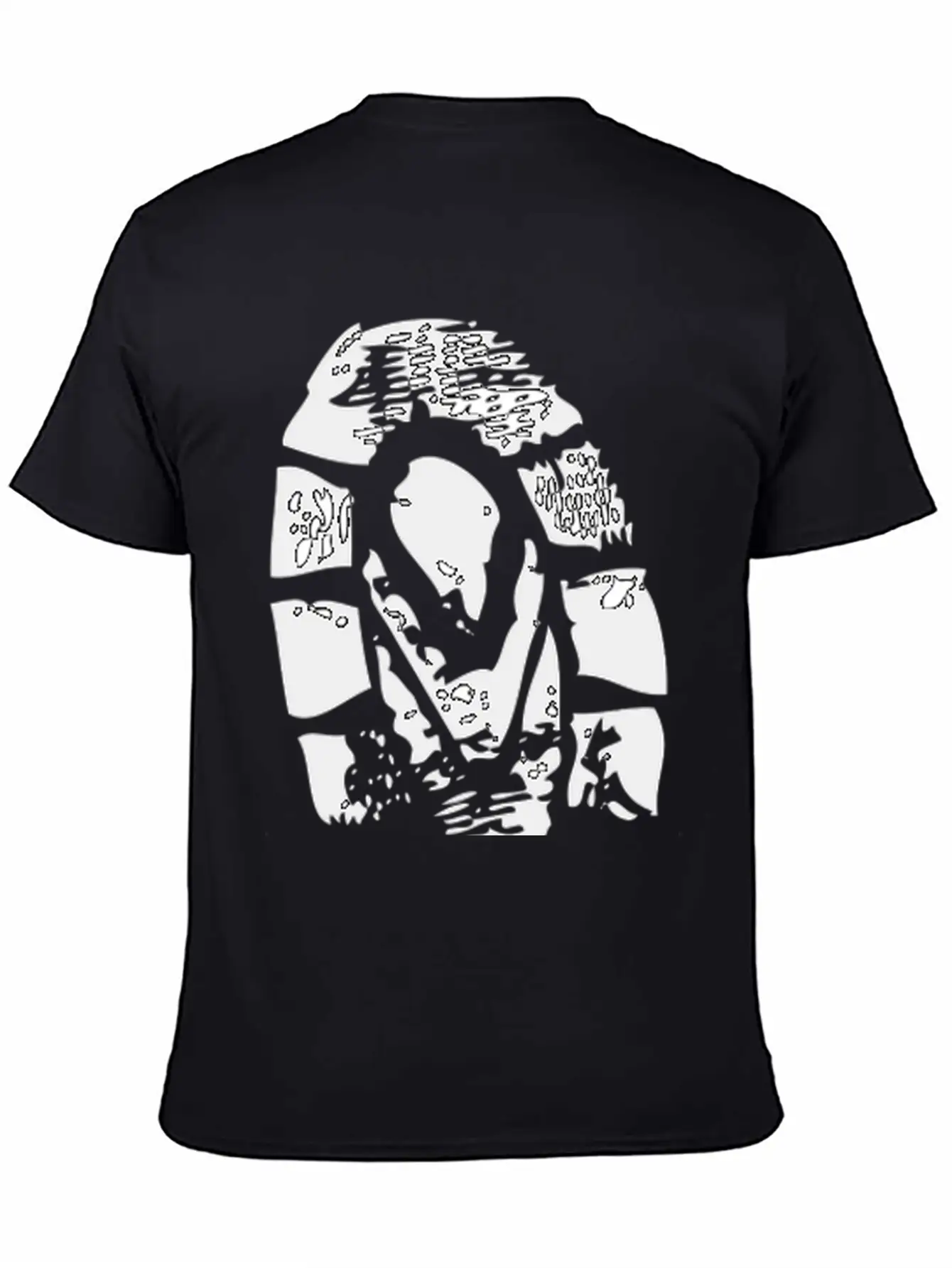Grunge Clip Art Breathable Soft Cotton T-Shirt – Timeless Casual Look