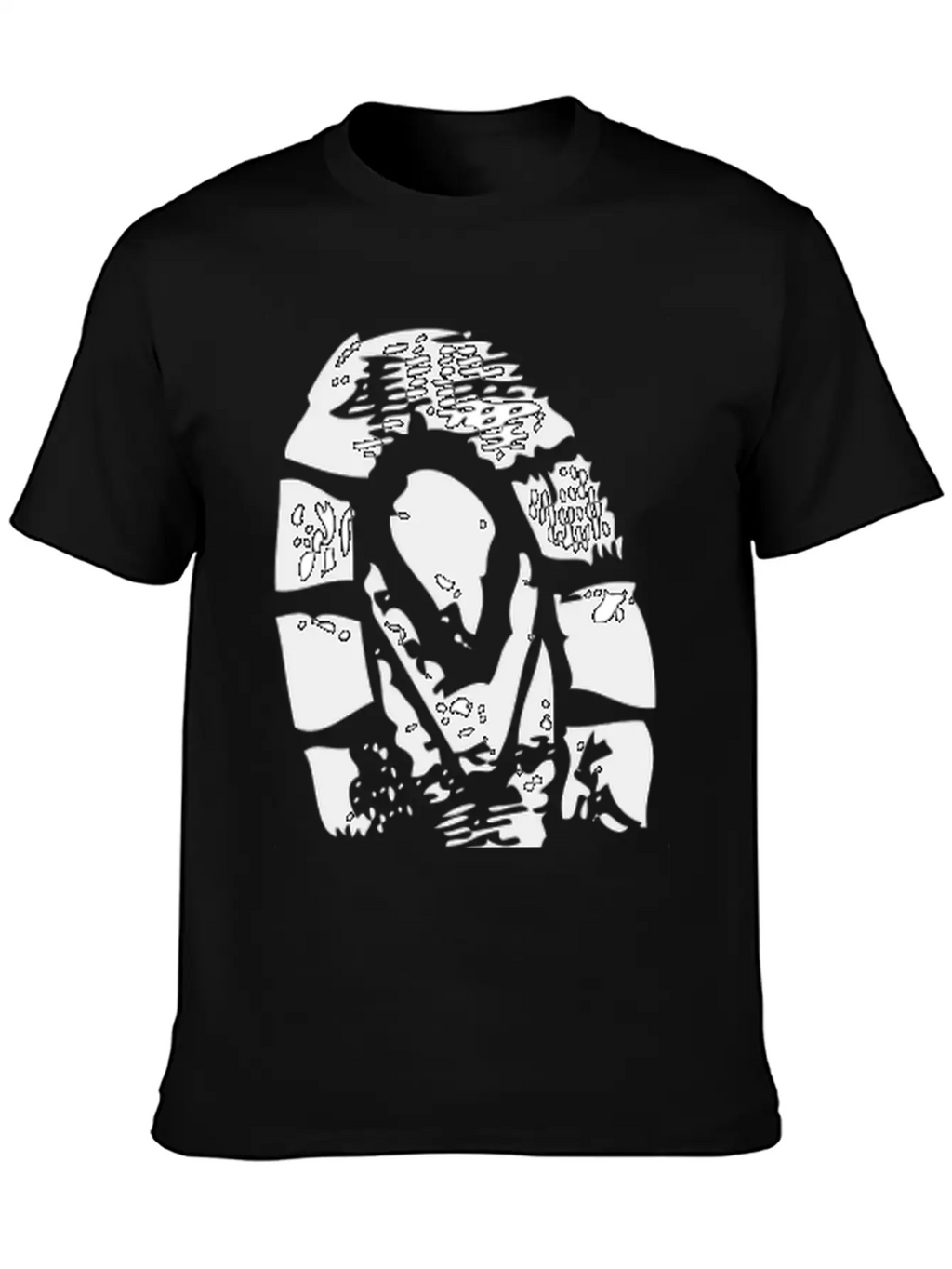Grunge Clip Art Breathable Soft Cotton T-Shirt – Timeless Casual Look
