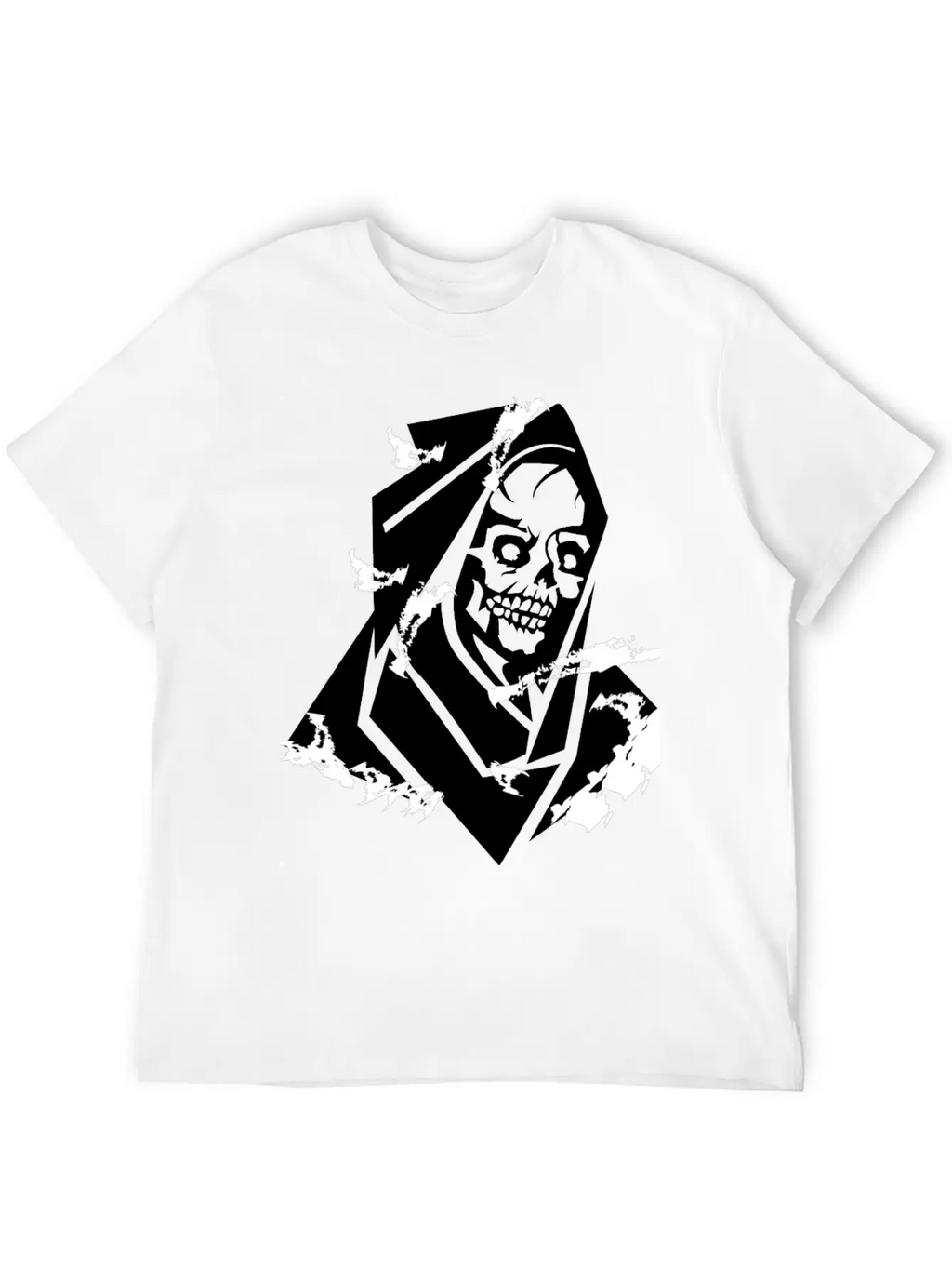 Grunge Horror Breathable Soft Cotton T-Shirt – Timeless Casual Look
