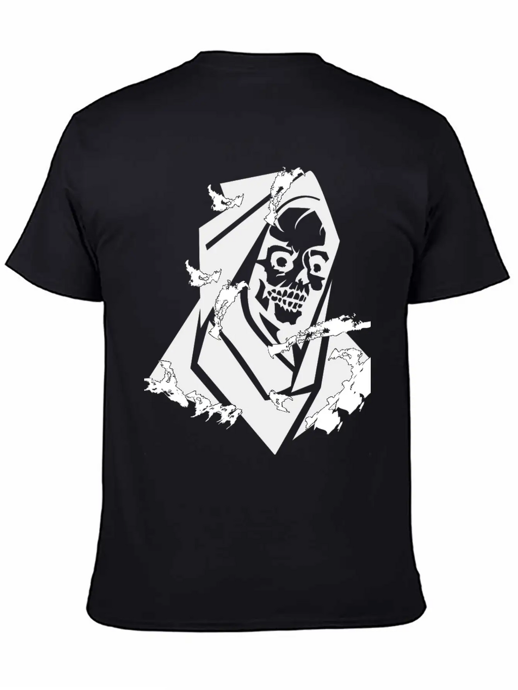 Grunge Horror Breathable Soft Cotton T-Shirt – Timeless Casual Look