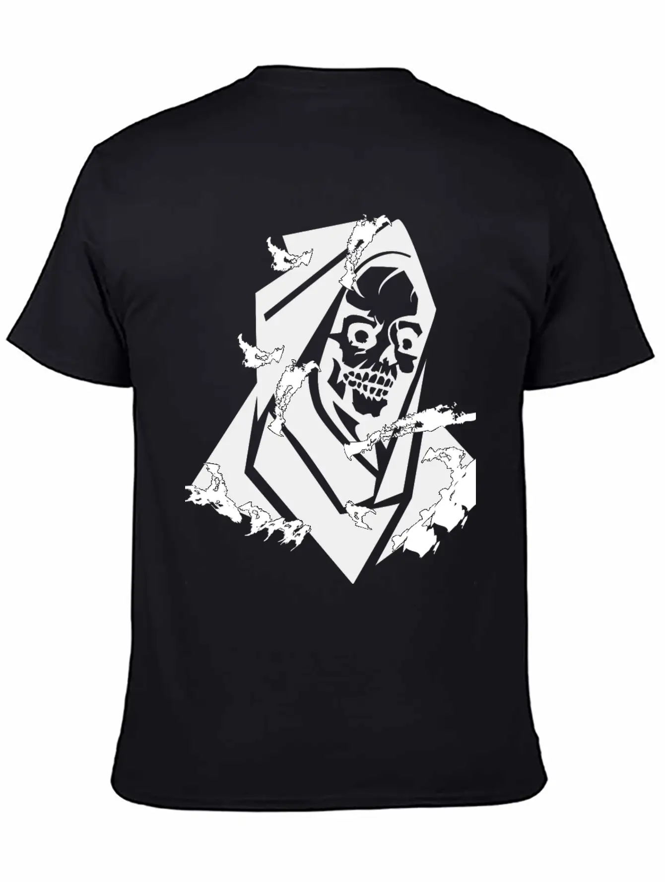 Grunge Horror Breathable Soft Cotton T-Shirt – Timeless Casual Look