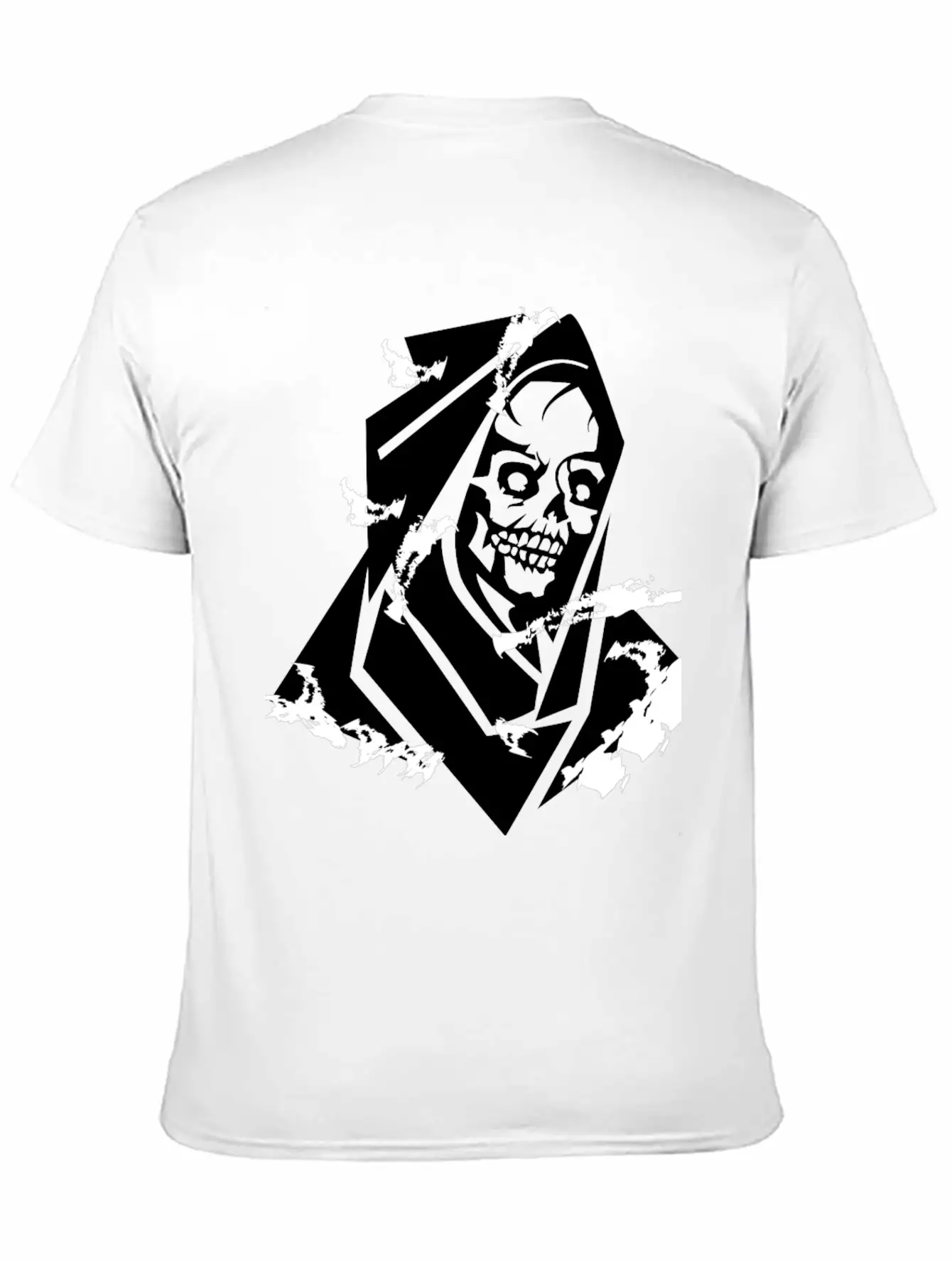 Grunge Horror Breathable Soft Cotton T-Shirt – Timeless Casual Look