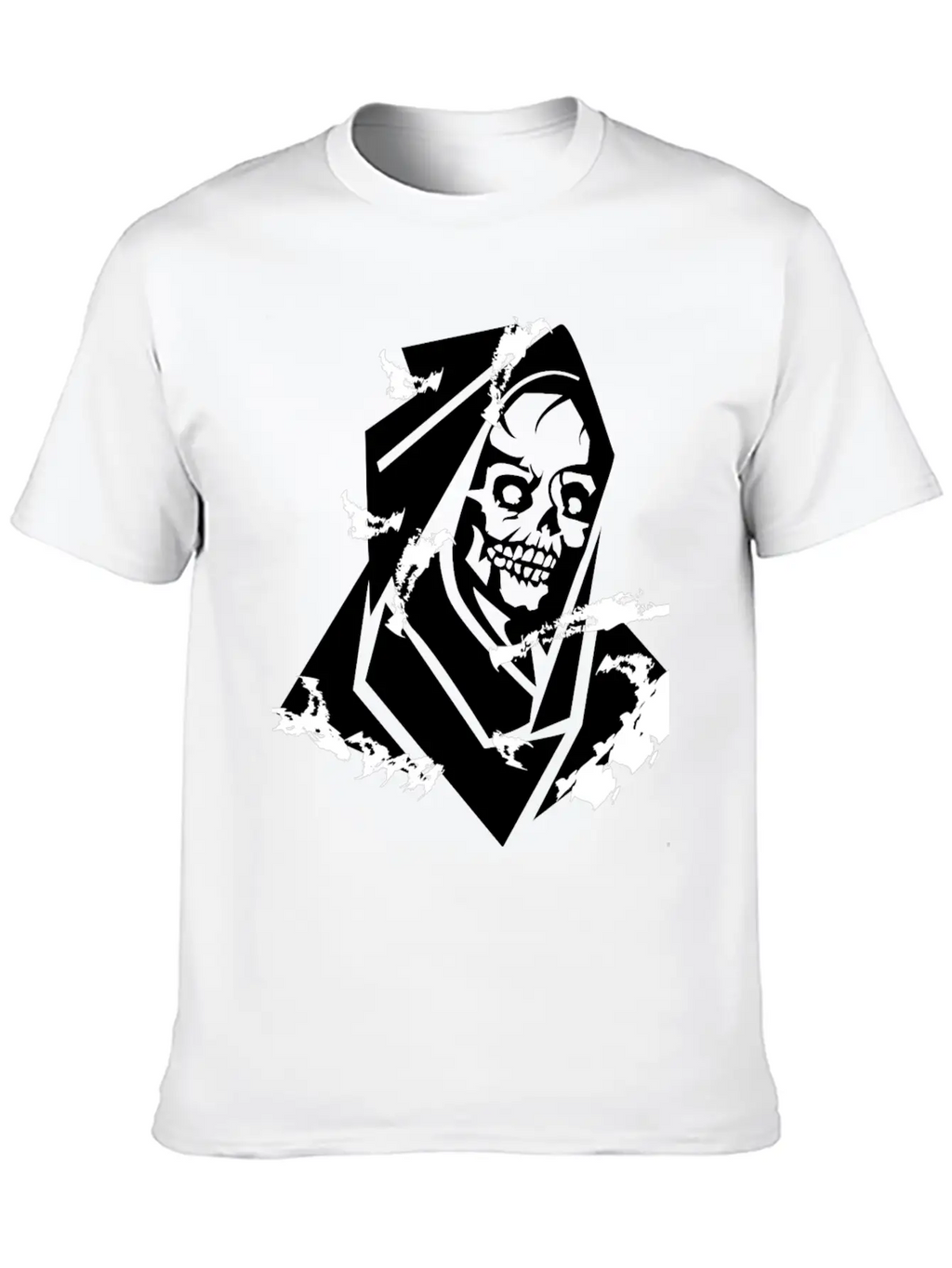 Grunge Horror Breathable Soft Cotton T-Shirt – Timeless Casual Look