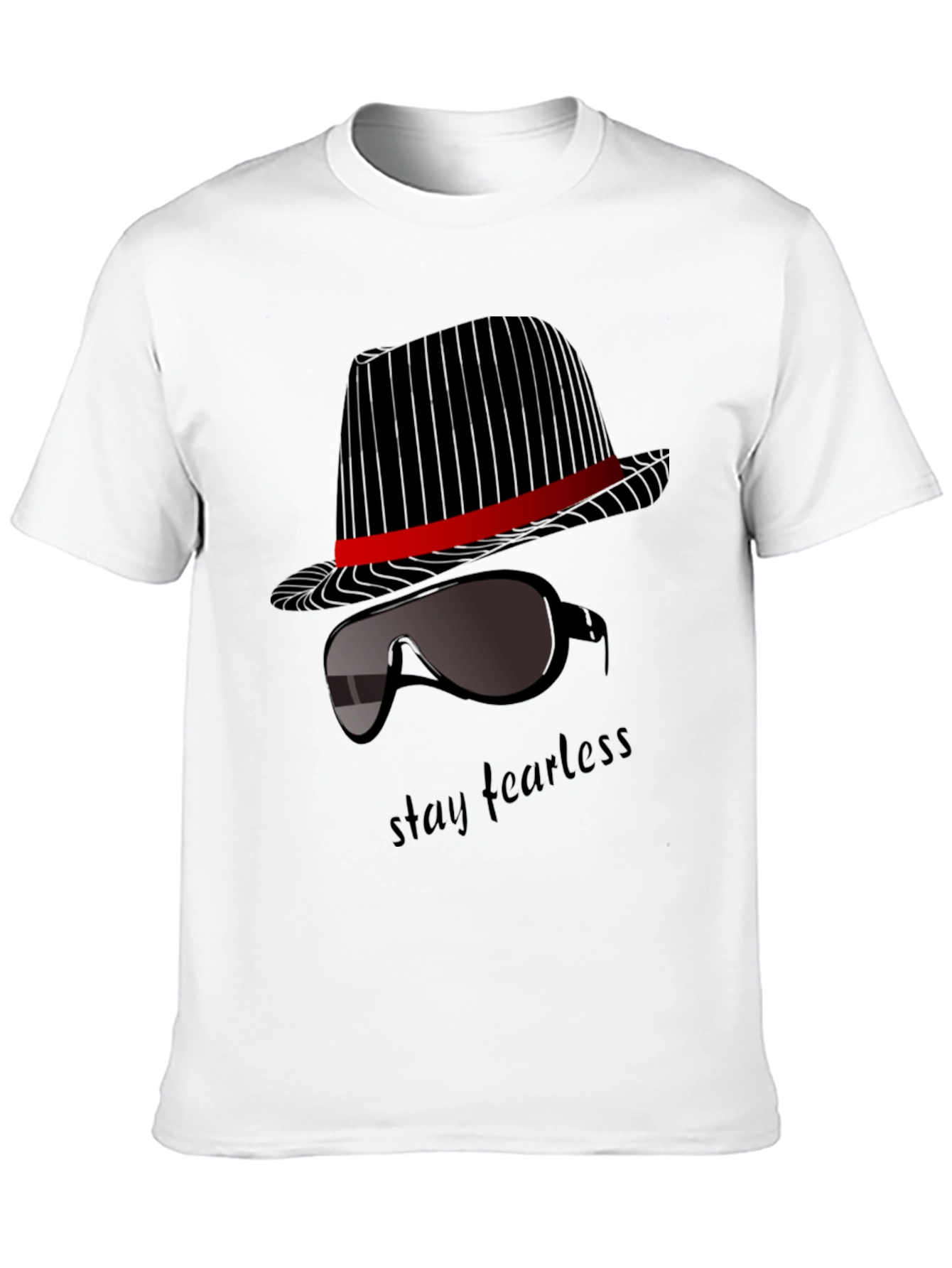 Stay Fearless Graphic T-Shirt - Sleek Design