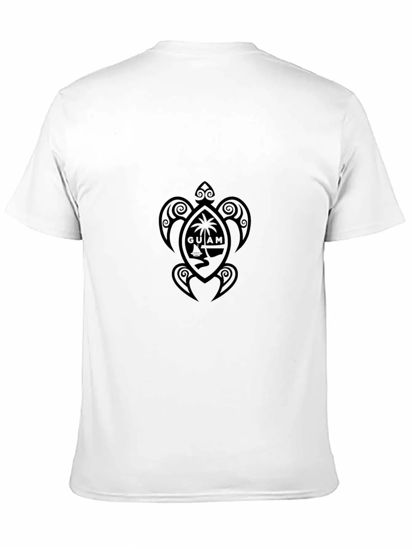 Guam Tribal Turtle Chamorro Breathable Soft Cotton T-Shirt – Timeless Casual Look