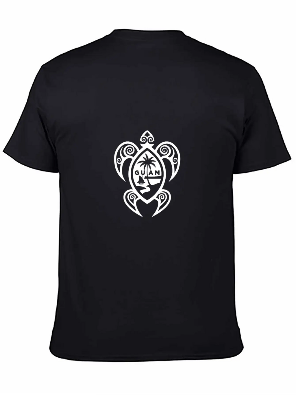 Guam Tribal Turtle Chamorro Breathable Soft Cotton T-Shirt – Timeless Casual Look