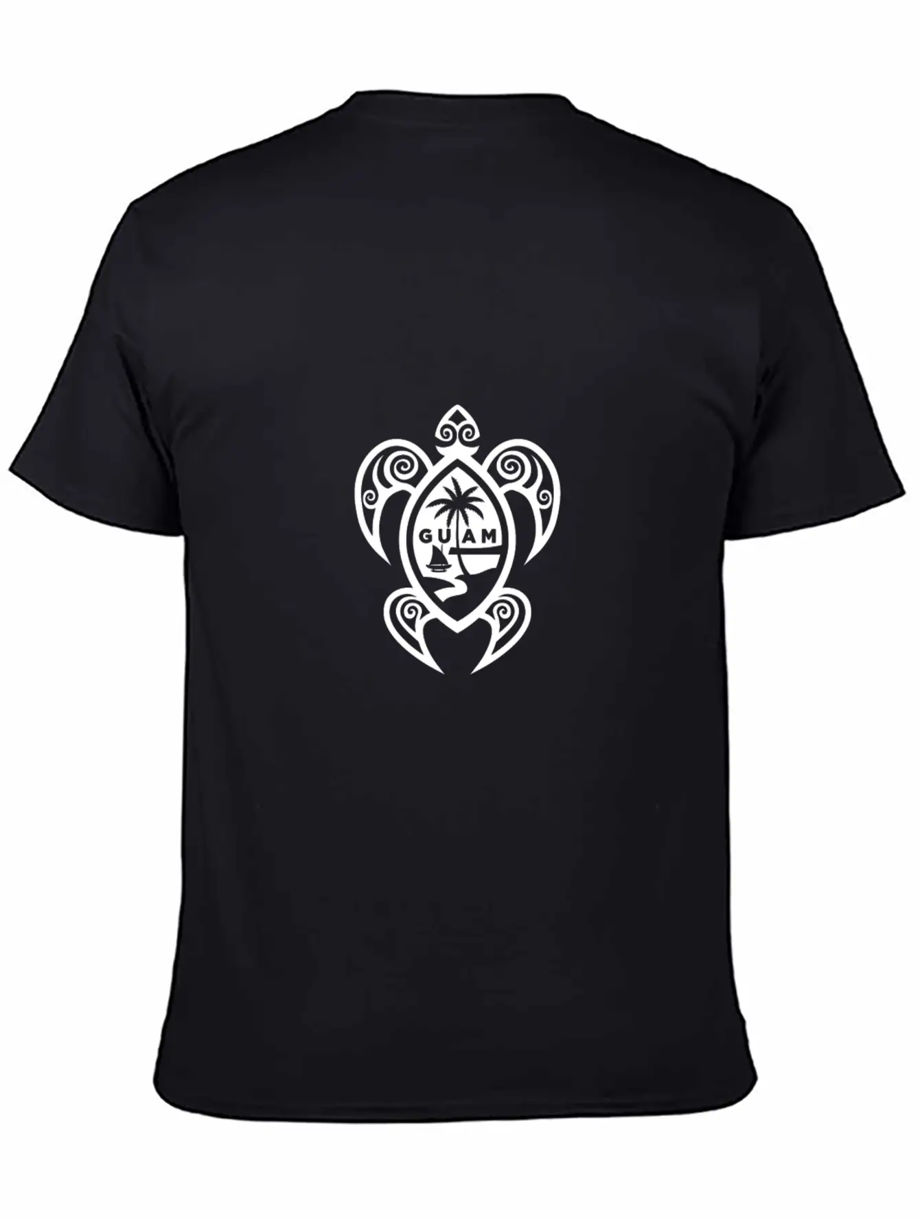 Guam Tribal Turtle Chamorro Breathable Soft Cotton T-Shirt – Timeless Casual Look