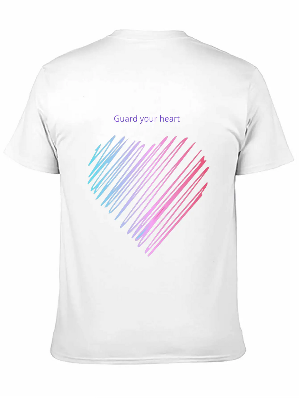 Guard The Heart , Motivational Quote Essential Cotton Tee For Daily Outfits – Unisex Style