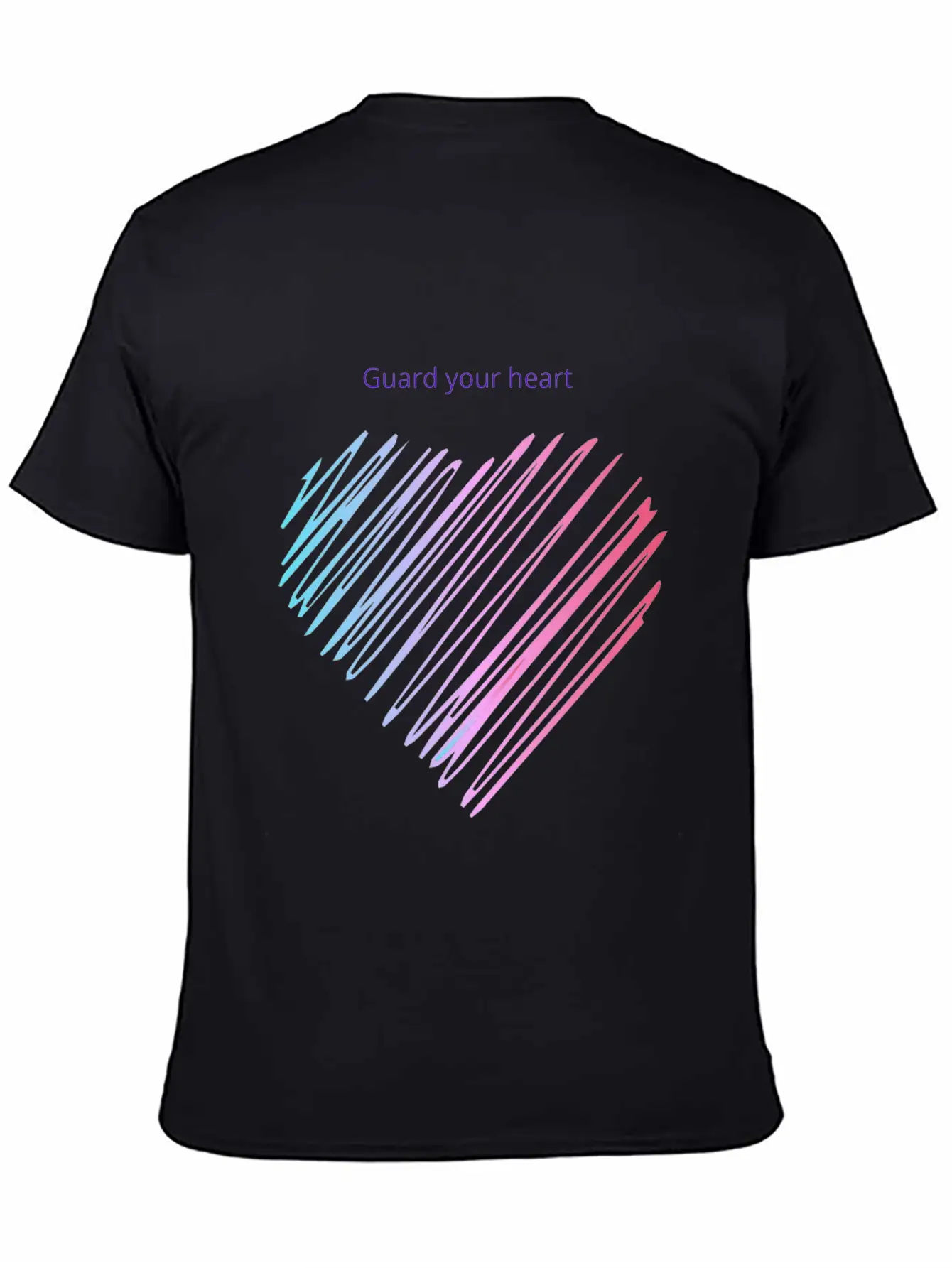 Guard The Heart , Motivational Quote Essential Cotton Tee For Daily Outfits – Unisex Style