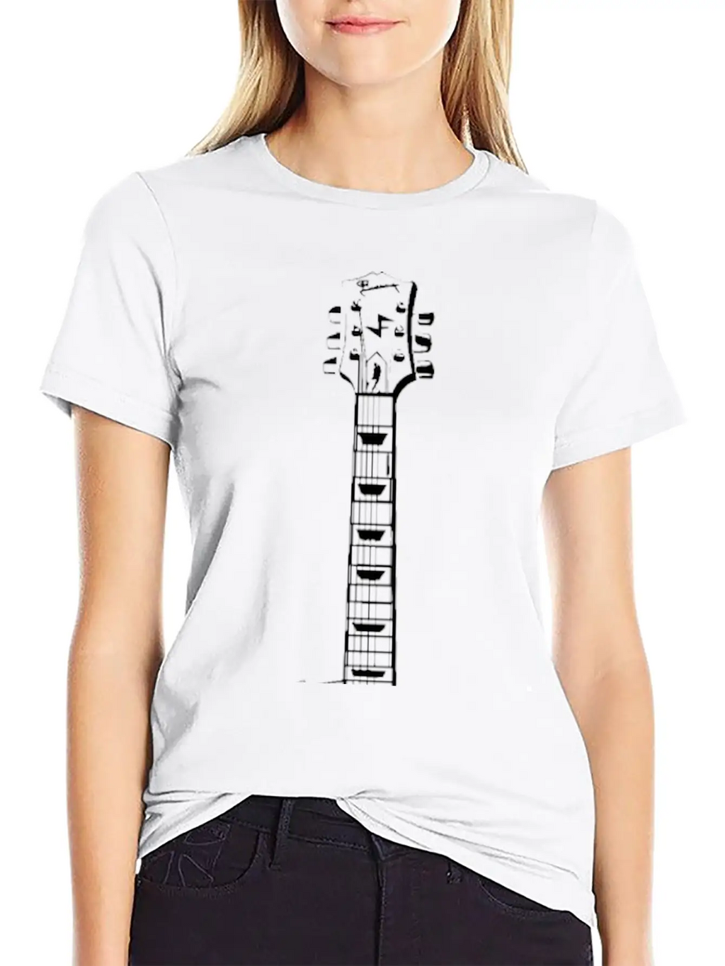 Guitar Breathable Graphic T-Shirt – Perfect For Casual Days