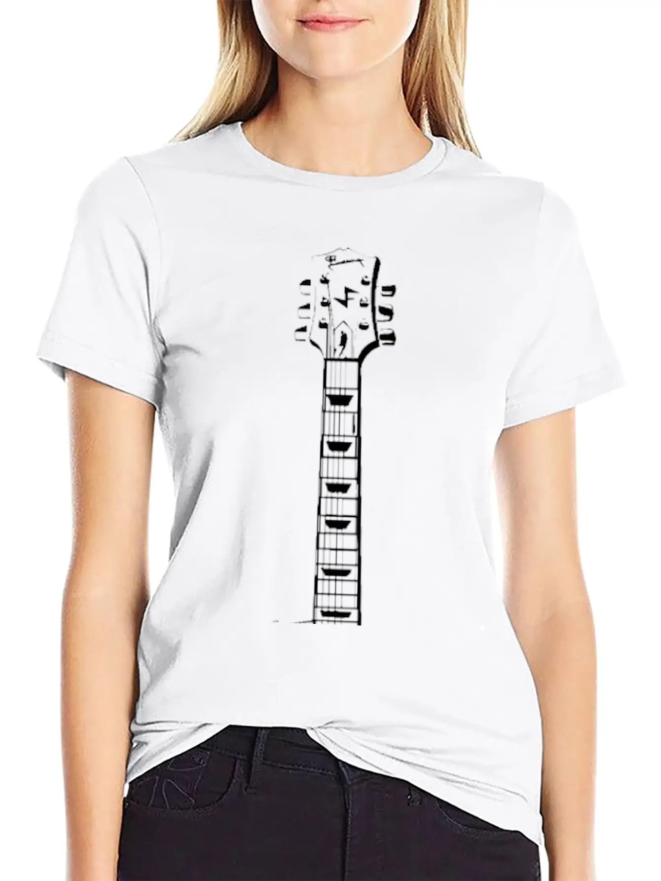 Guitar Breathable Graphic T-Shirt – Perfect For Casual Days