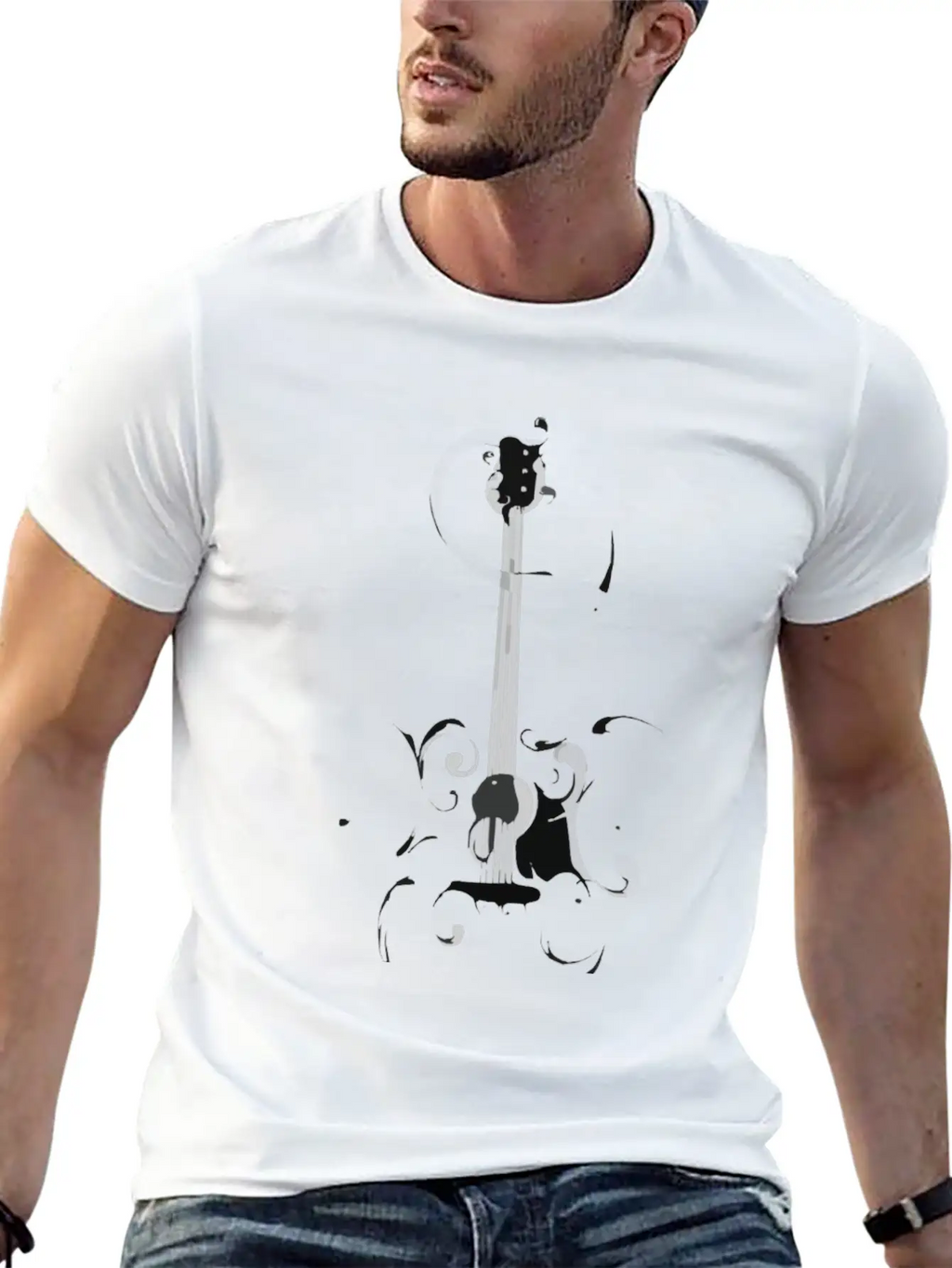 Guitar Electric 3 Classic Cotton Tee – Unisex Comfort For Any Season