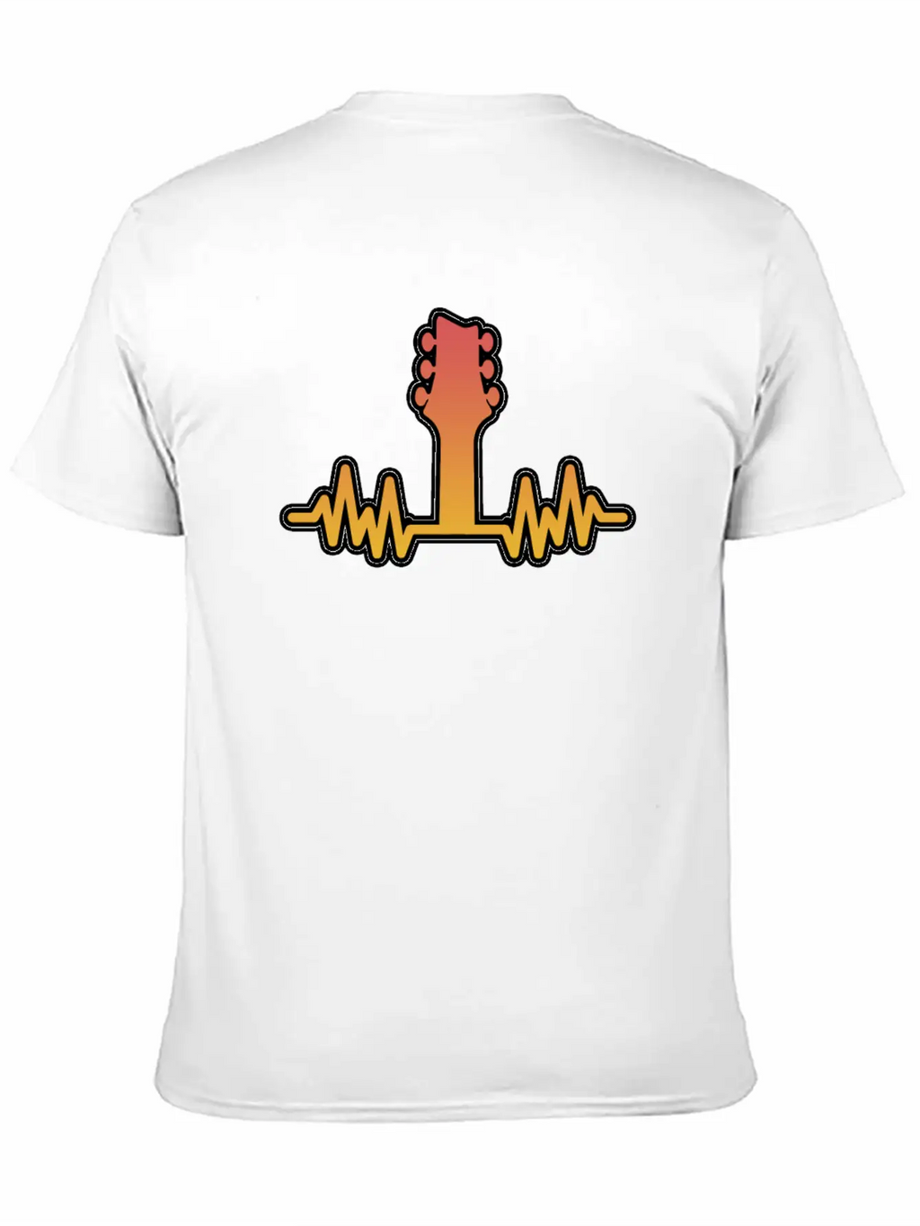 Guitar Heartbeat Electric And Acoustic Guitar Gift Stylish Everyday T-Shirt – Unisex Basic Cotton Tee