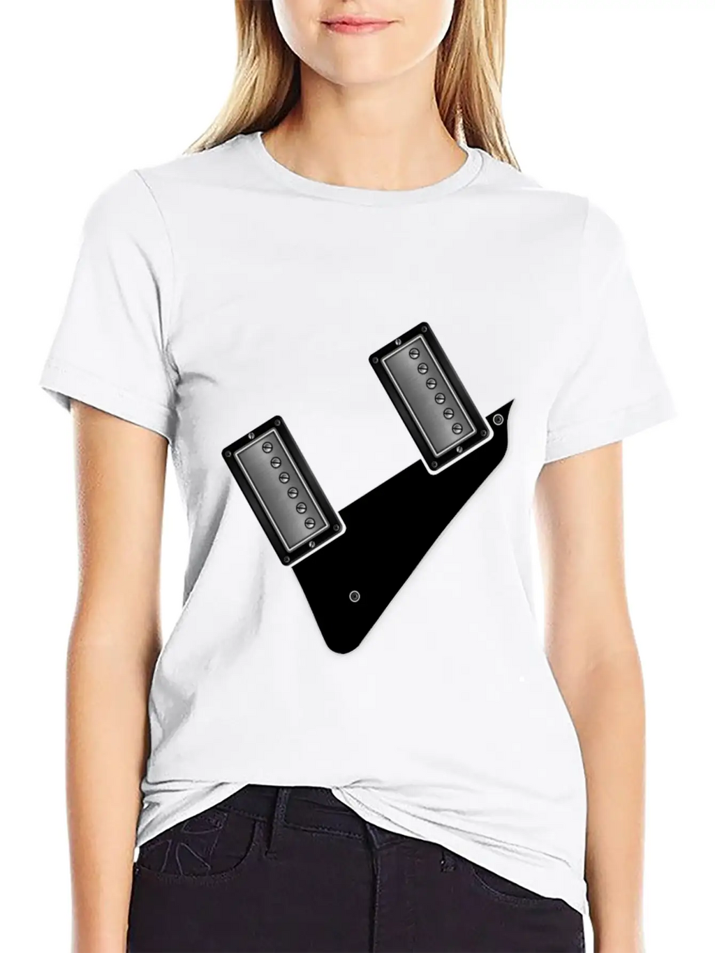 Guitar Humbuckers Timeless Short Sleeve Tee – Comfy And Minimalist Design