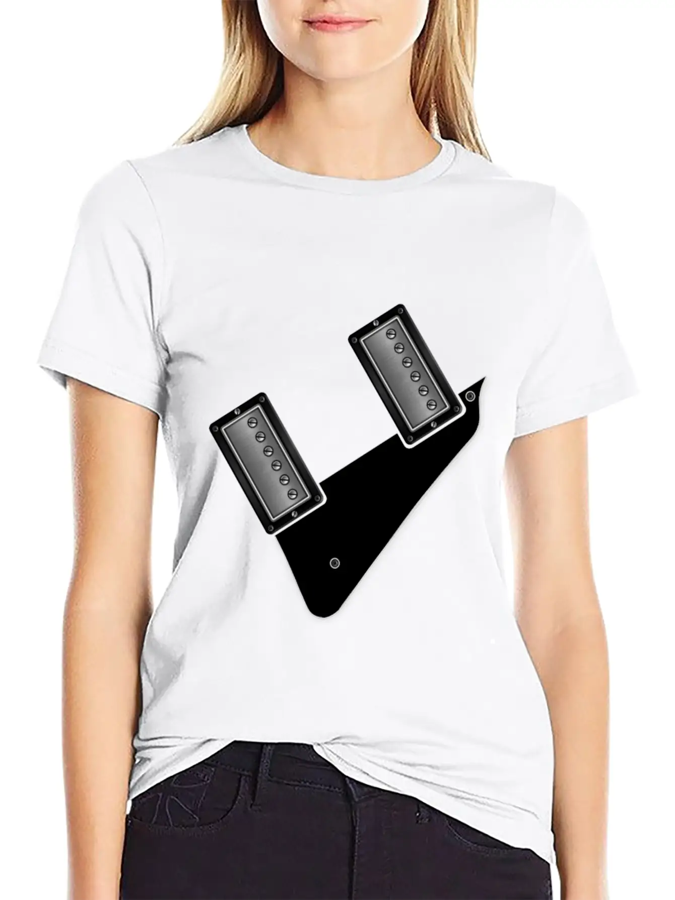 Guitar Humbuckers Timeless Short Sleeve Tee – Comfy And Minimalist Design