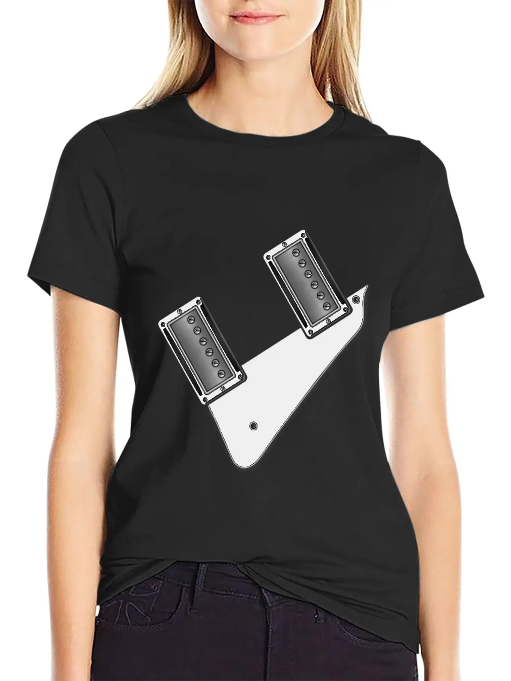 Guitar Humbuckers Timeless Short Sleeve Tee – Comfy And Minimalist Design