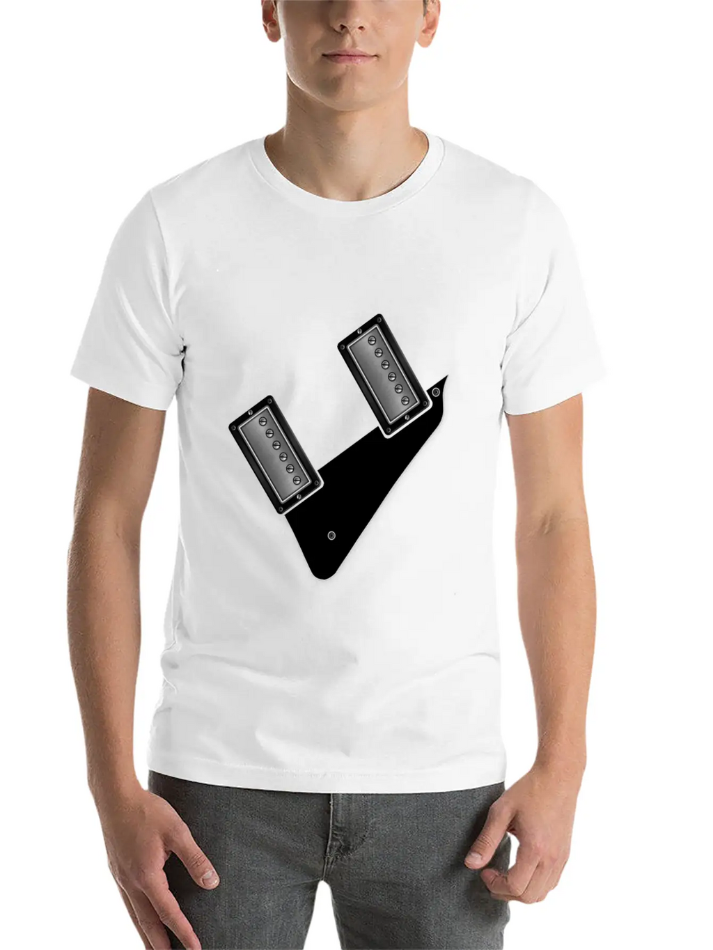 Guitar Humbuckers Timeless Short Sleeve Tee – Comfy And Minimalist Design