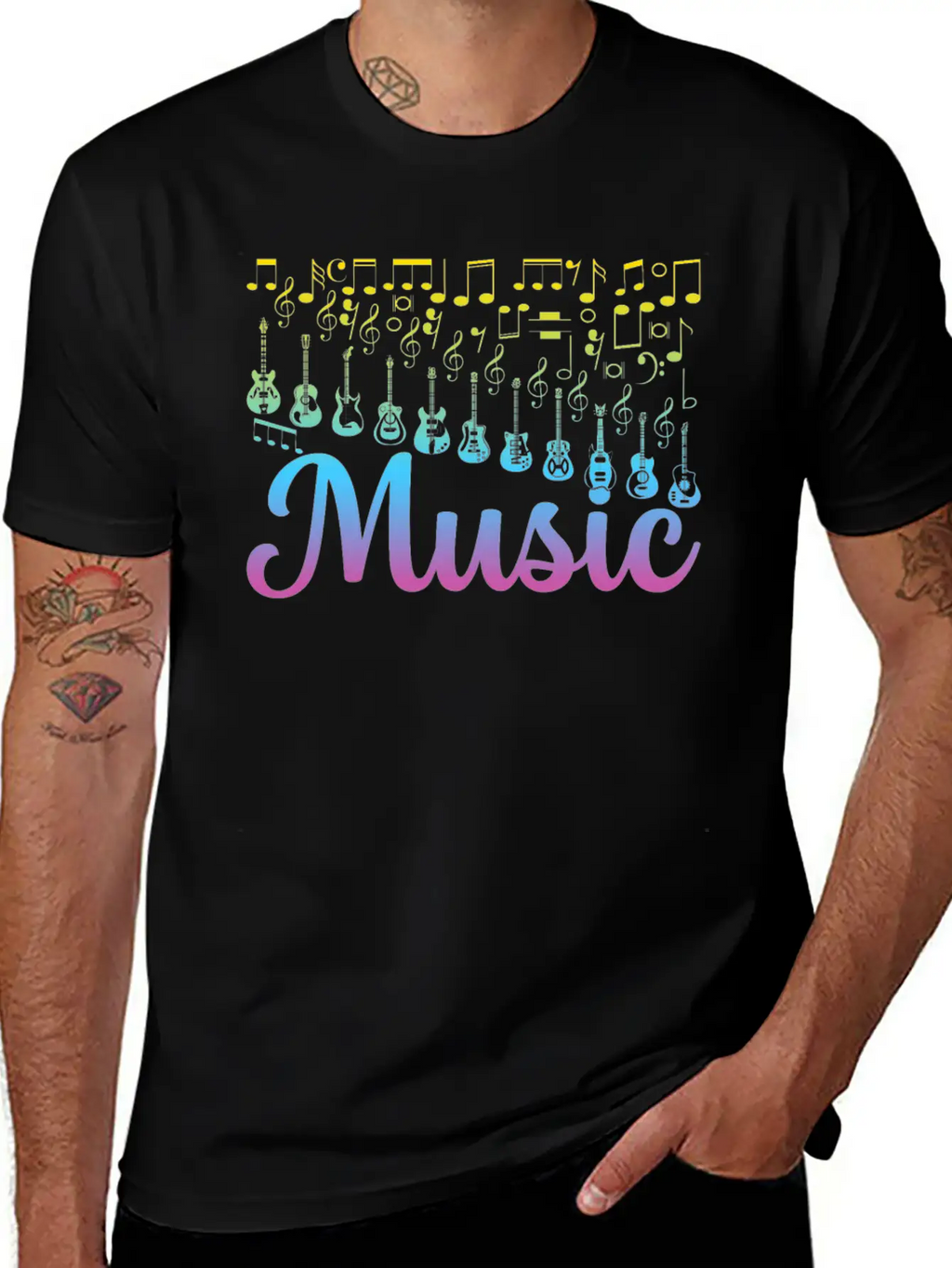 Guitar Music Lover Guitar Musician Guitar Player G Unisex Casual T-Shirt – Clean Design For Daily Comfort