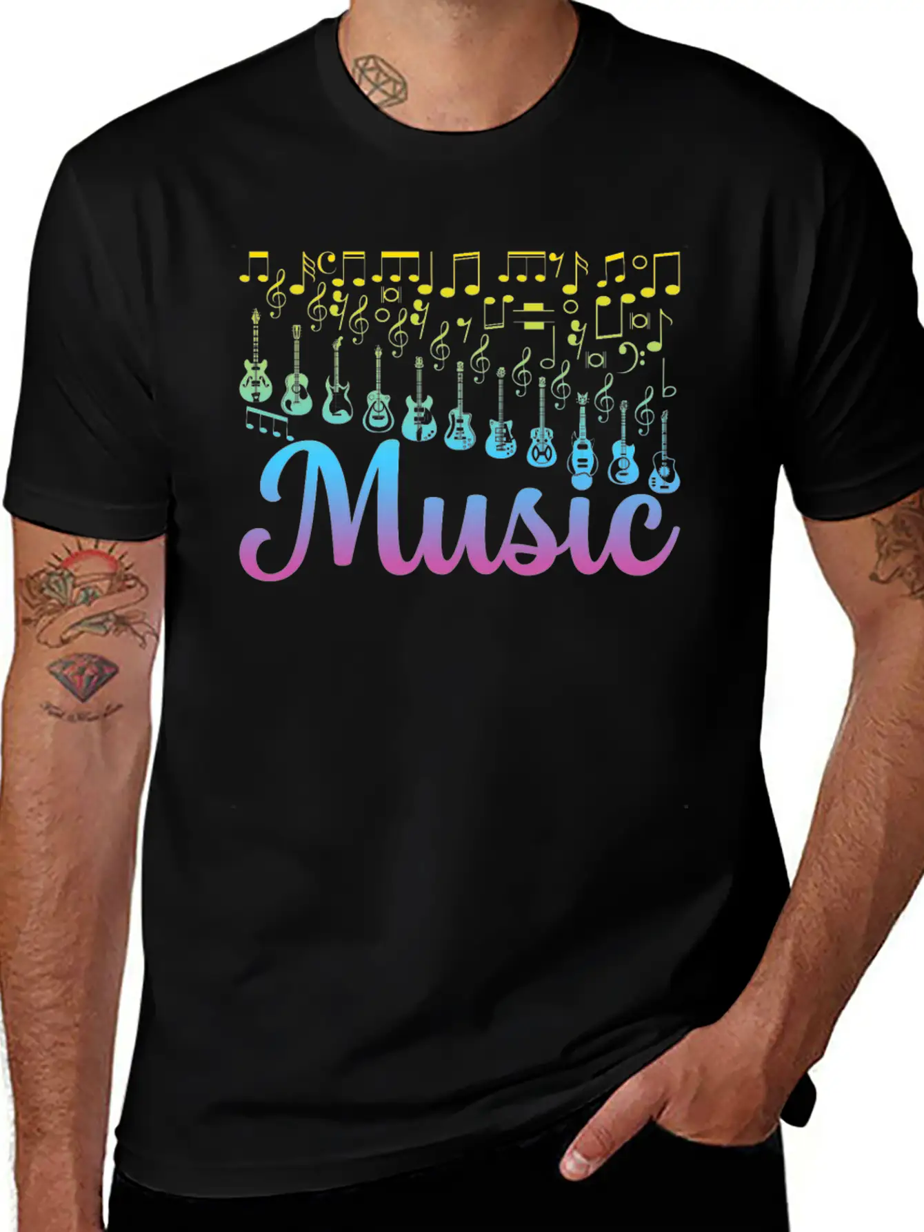 Guitar Music Lover Guitar Musician Guitar Player G Unisex Casual T-Shirt – Clean Design For Daily Comfort