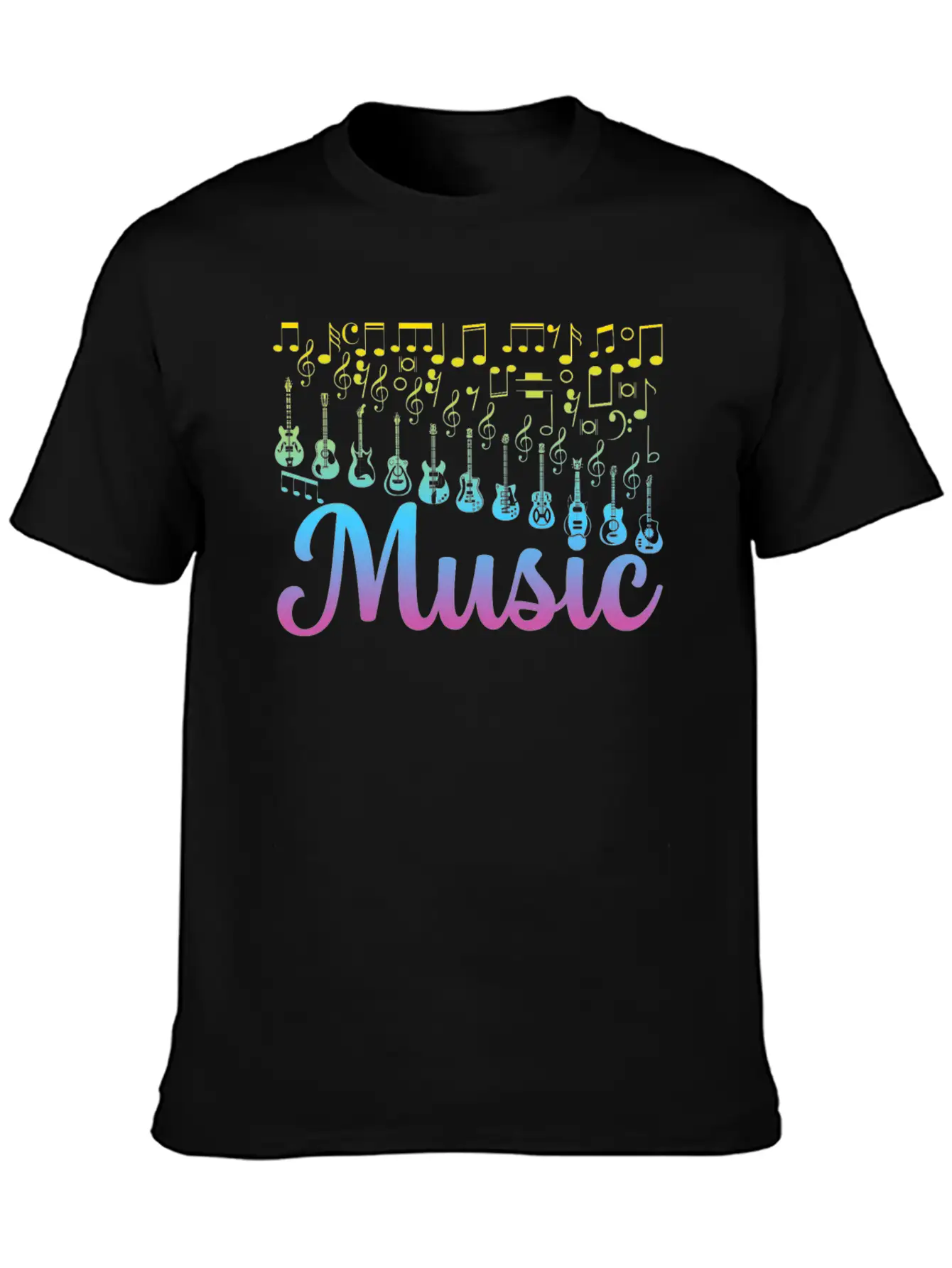 Guitar Music Lover Guitar Musician Guitar Player G Unisex Casual T-Shirt – Clean Design For Daily Comfort
