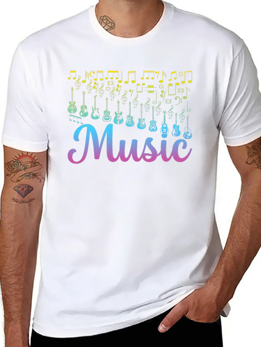 Guitar Music Lover Guitar Musician Guitar Player G Unisex Casual T-Shirt – Clean Design For Daily Comfort