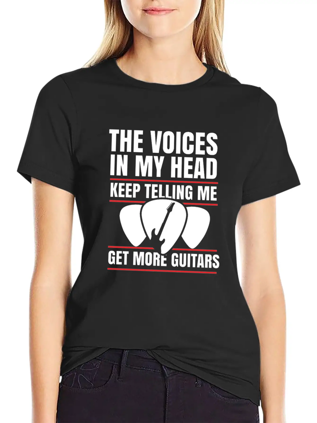Guitar Musician Plectrum Instrument Gift Relaxed Everyday Tee – Lightweight And Durable Cotton