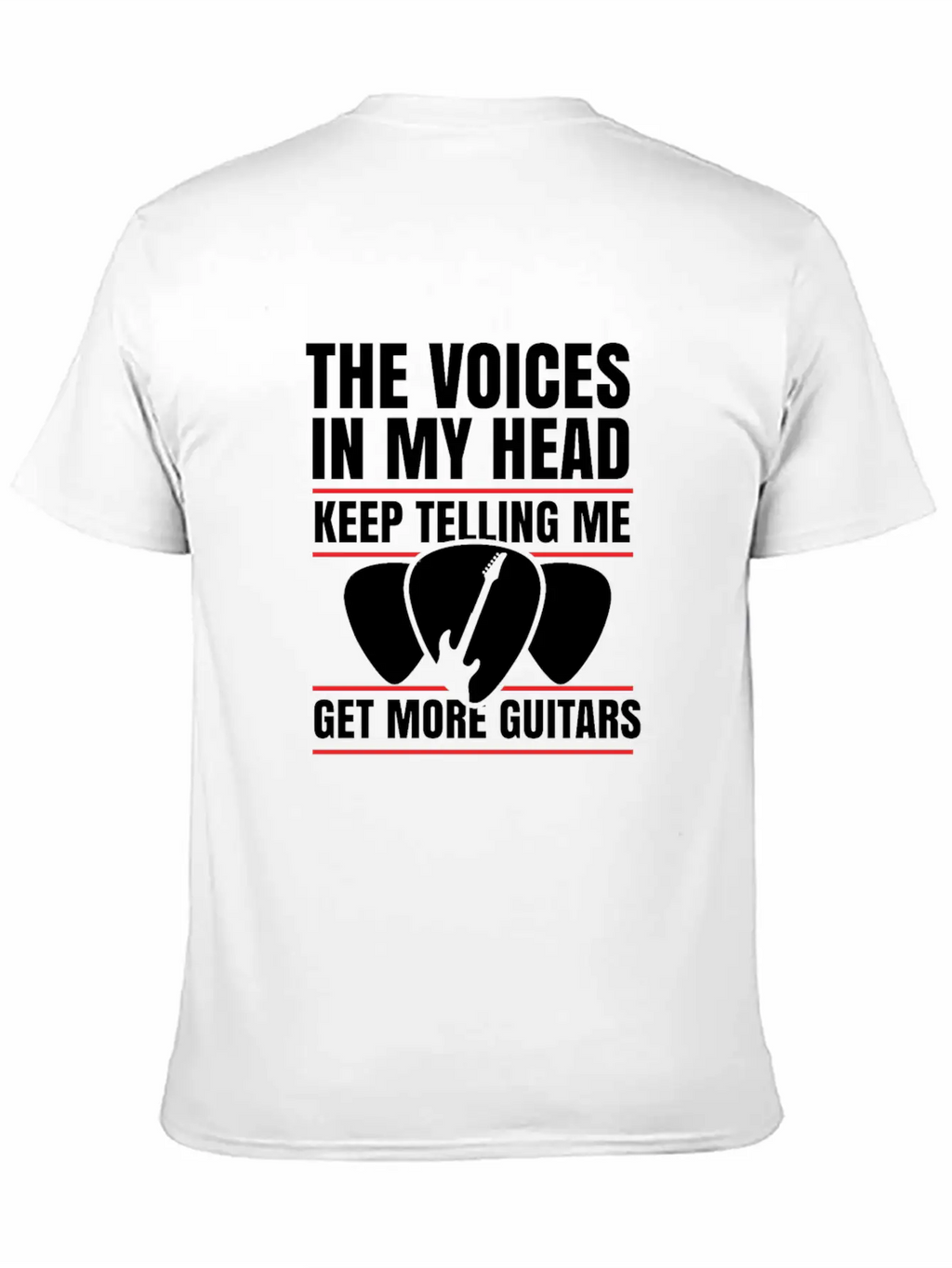 Guitar Musician Plectrum Instrument Gift Relaxed Everyday Tee – Lightweight And Durable Cotton