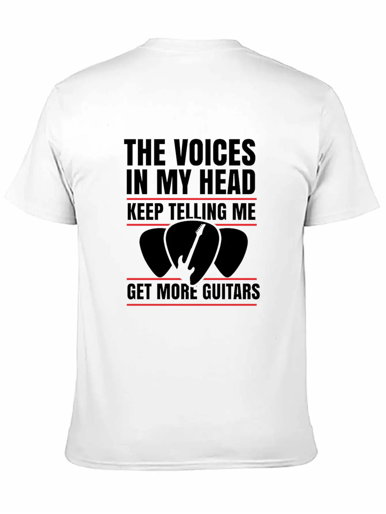 Guitar Musician Plectrum Instrument Gift Relaxed Everyday Tee – Lightweight And Durable Cotton