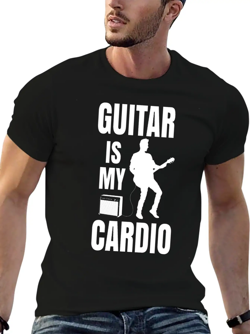 Guitar Relaxed Everyday Tee – Lightweight And Durable Cotton