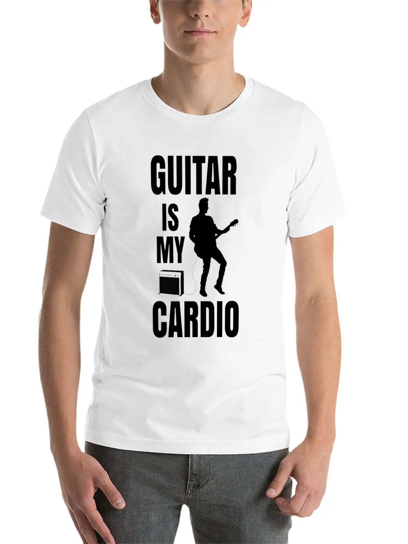Guitar Relaxed Everyday Tee – Lightweight And Durable Cotton