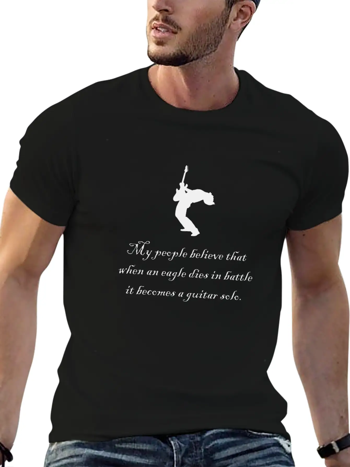 Guitar Solo Musician Music Fan Funny Classic Cotton Tee – Unisex Comfort For Any Season