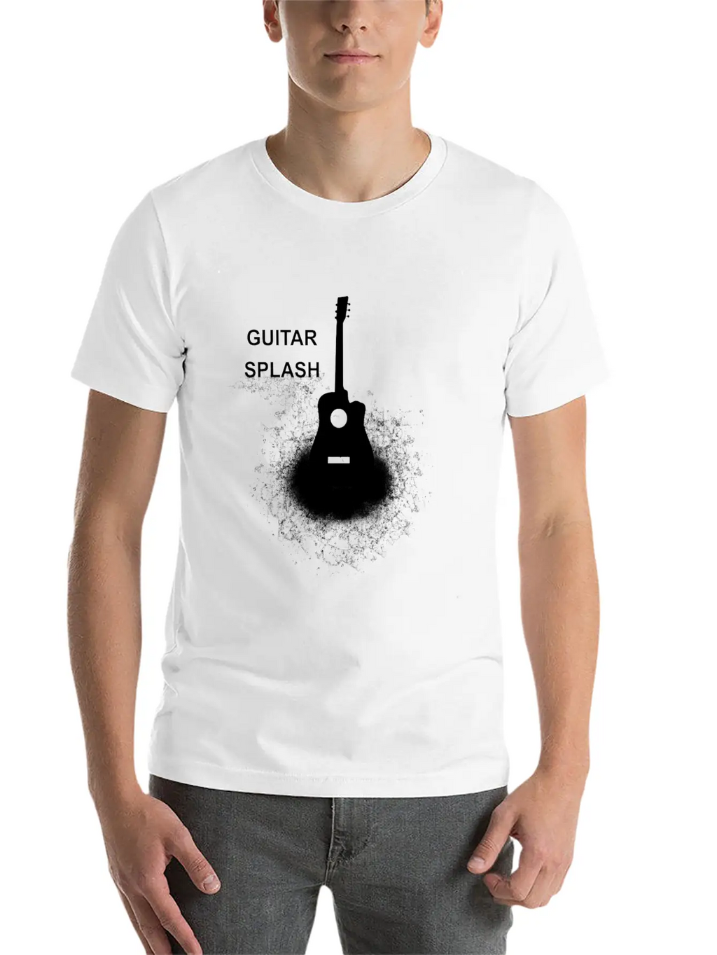 GUITAR SPLASH 2 Classic Cotton Tee – Unisex Comfort For Any Season