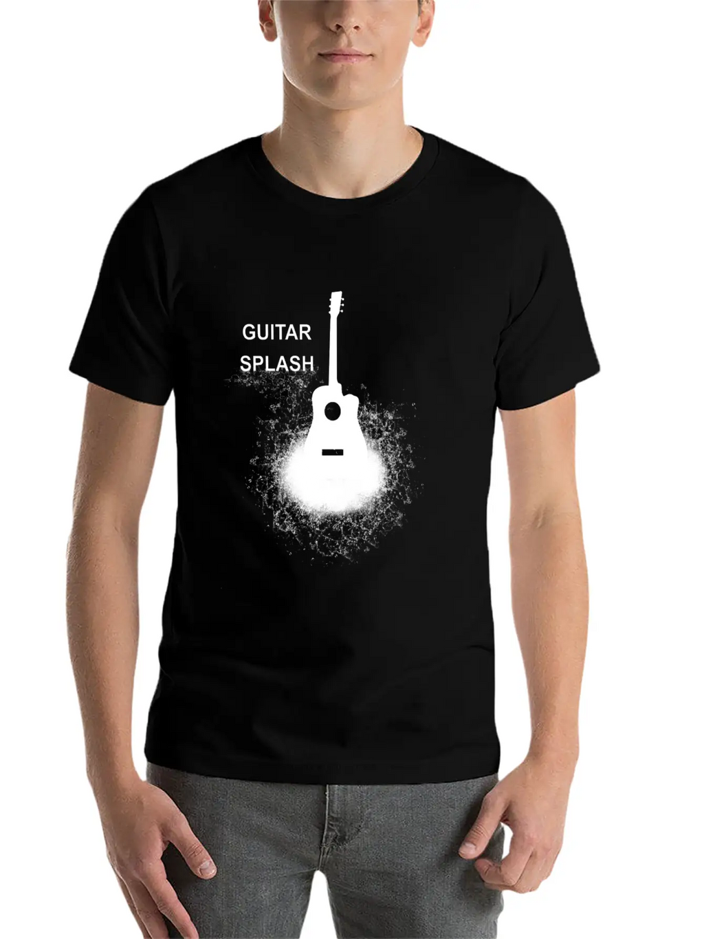 GUITAR SPLASH 2 Classic Cotton Tee – Unisex Comfort For Any Season