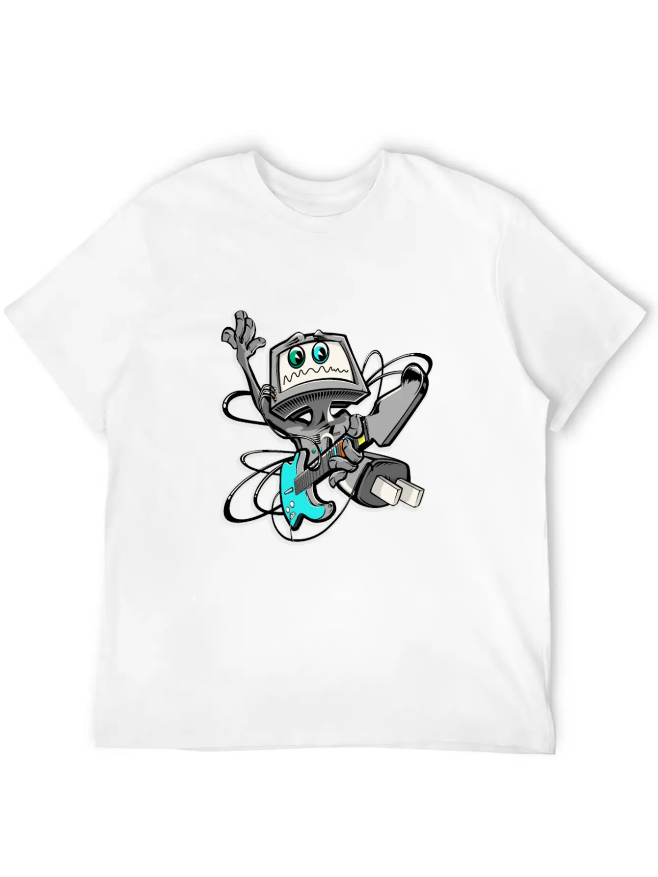 Guitar Unisex Casual T-Shirt – Clean Design For Daily Comfort