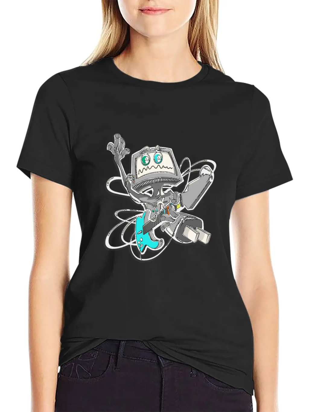 Guitar Unisex Casual T-Shirt – Clean Design For Daily Comfort