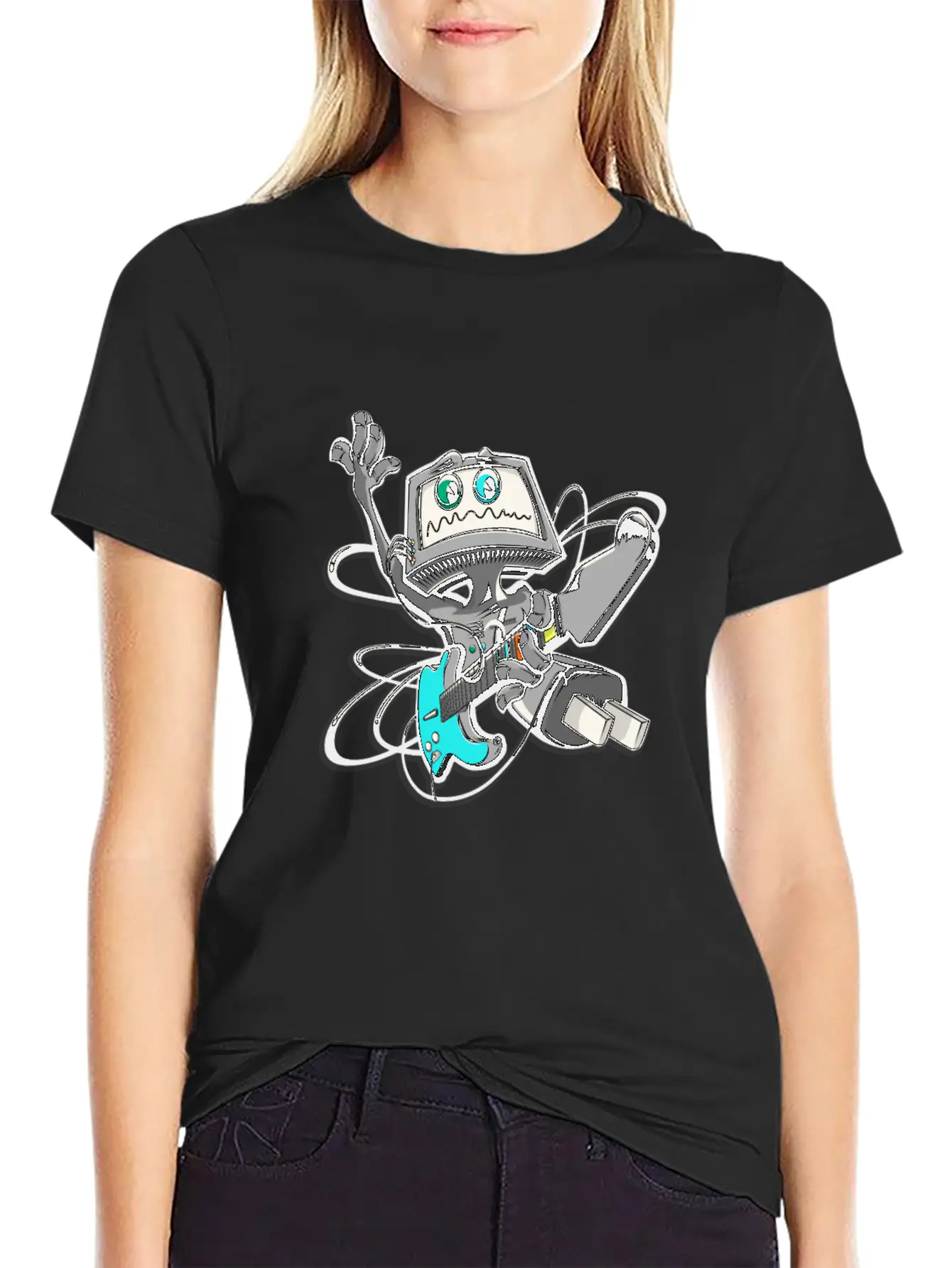 Guitar Unisex Casual T-Shirt – Clean Design For Daily Comfort