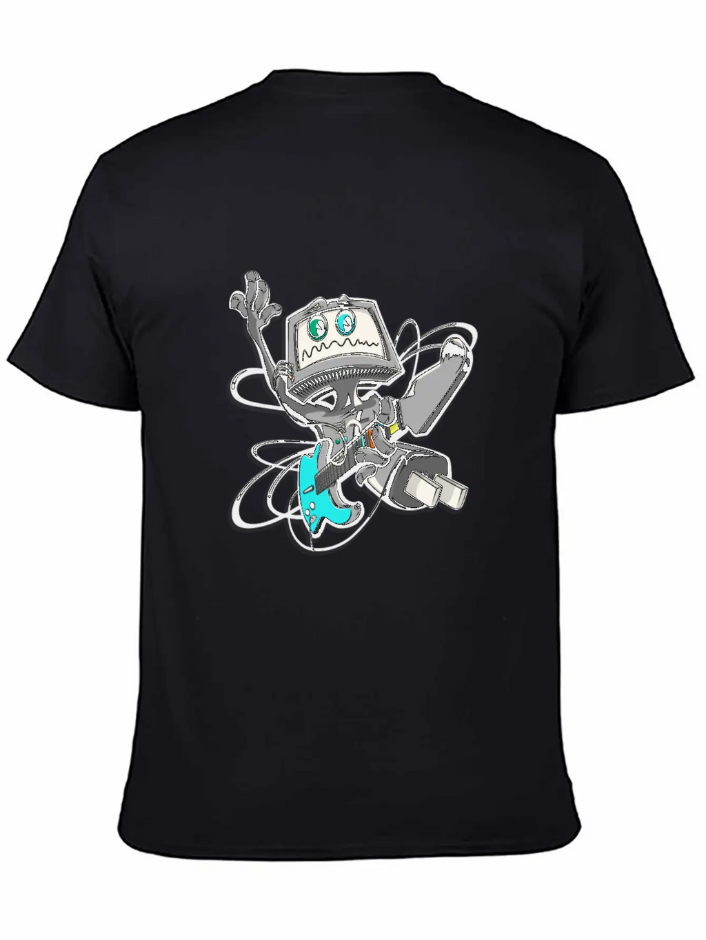 Guitar Unisex Casual T-Shirt – Clean Design For Daily Comfort